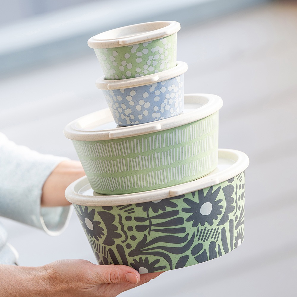 KOZIOL Aufbewahrungsschüssel »BLOMSTER BOX 2,2 BLOOM Schale 2,2l mit Deckel« 1 tlg.