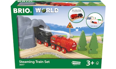 Spielzeug-Eisenbahn »BRIO® WORLD, Batterie-Dampflok Set«