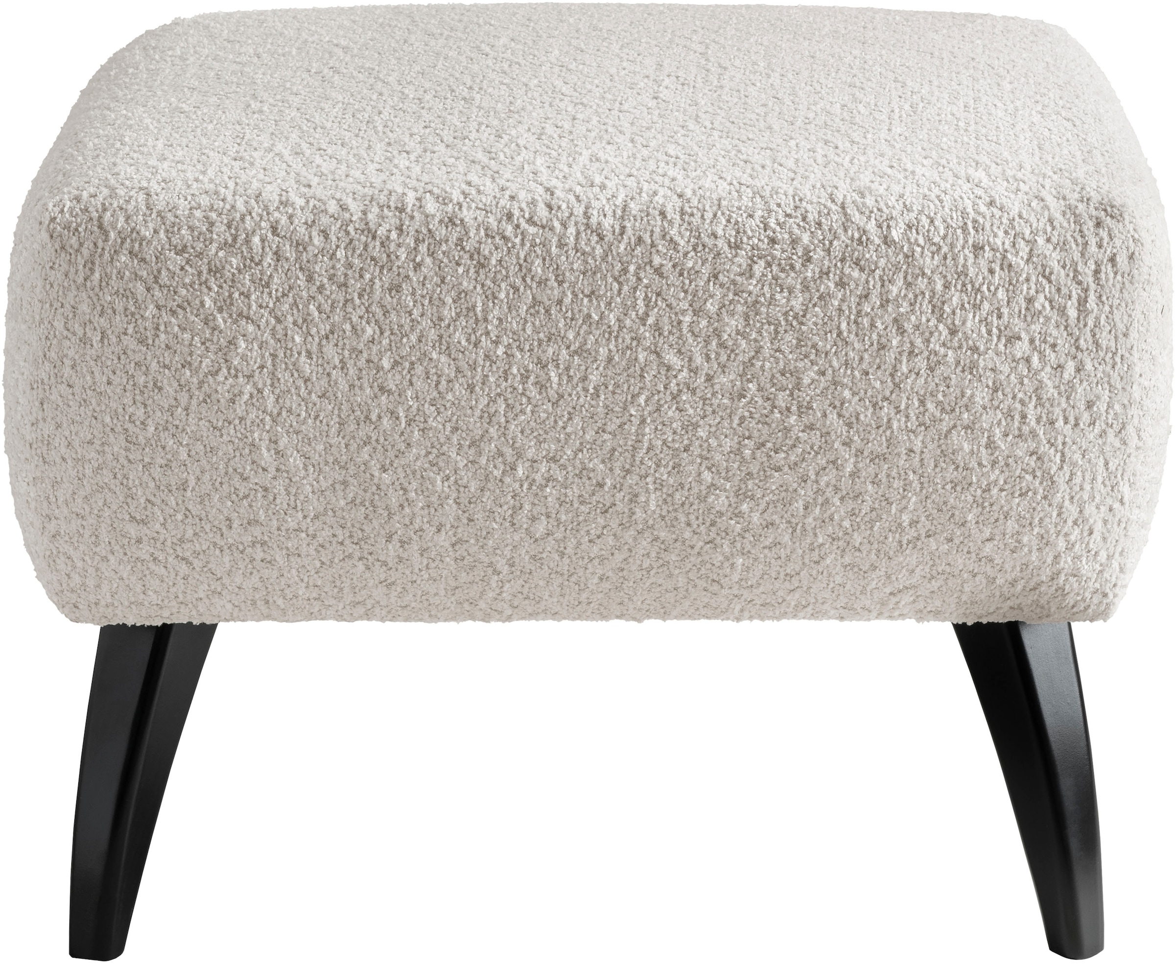 Home affaire Polsterhocker "Colori" Holzfußfarbe wählbar, verschiedene Stof günstig online kaufen