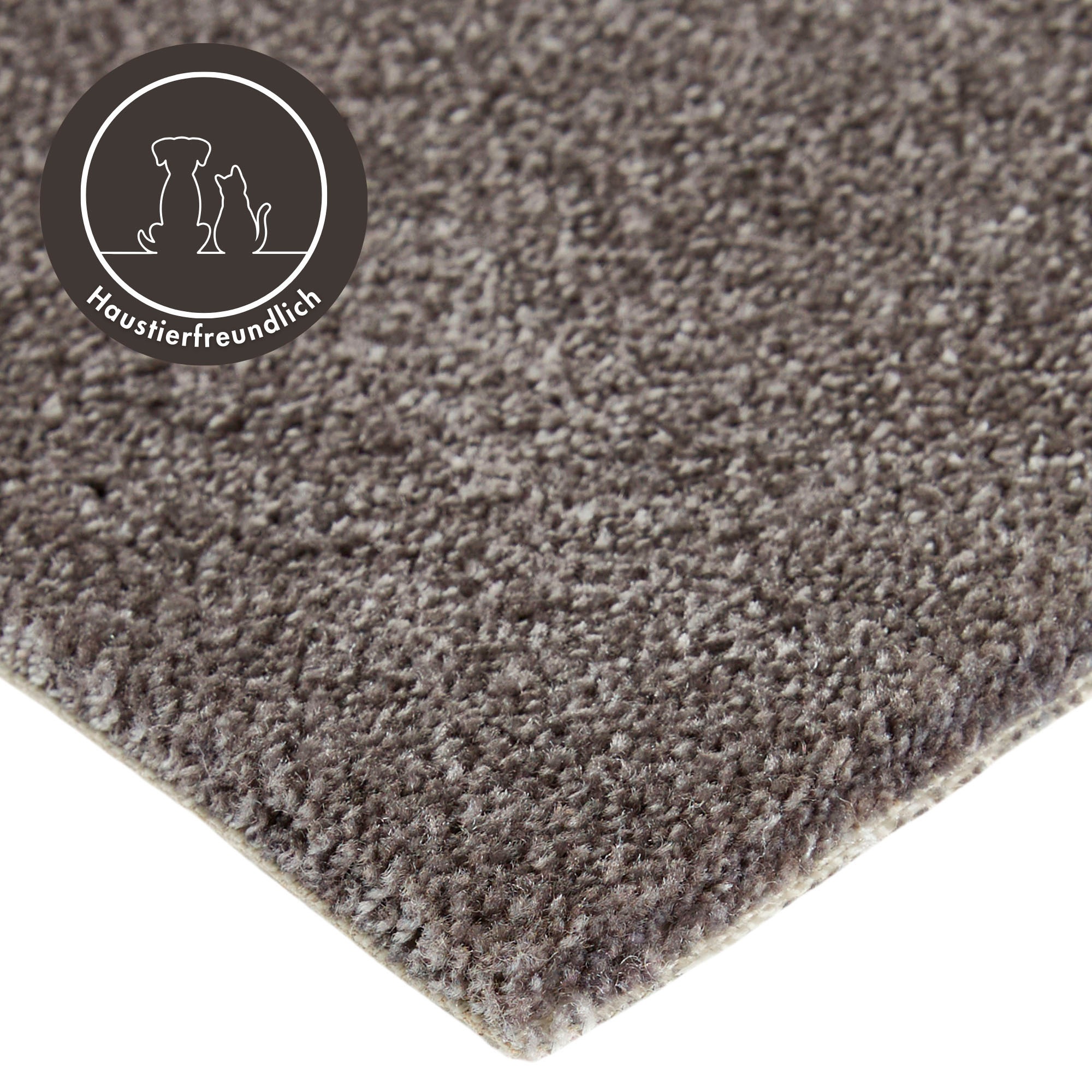 Andiamo Teppichboden »Levin, Velours, Made in Belgium«, rechteckig, 10 mm Höhe, Uni Farben, Breite 400 cm oder 500 cm, weiche Qualität