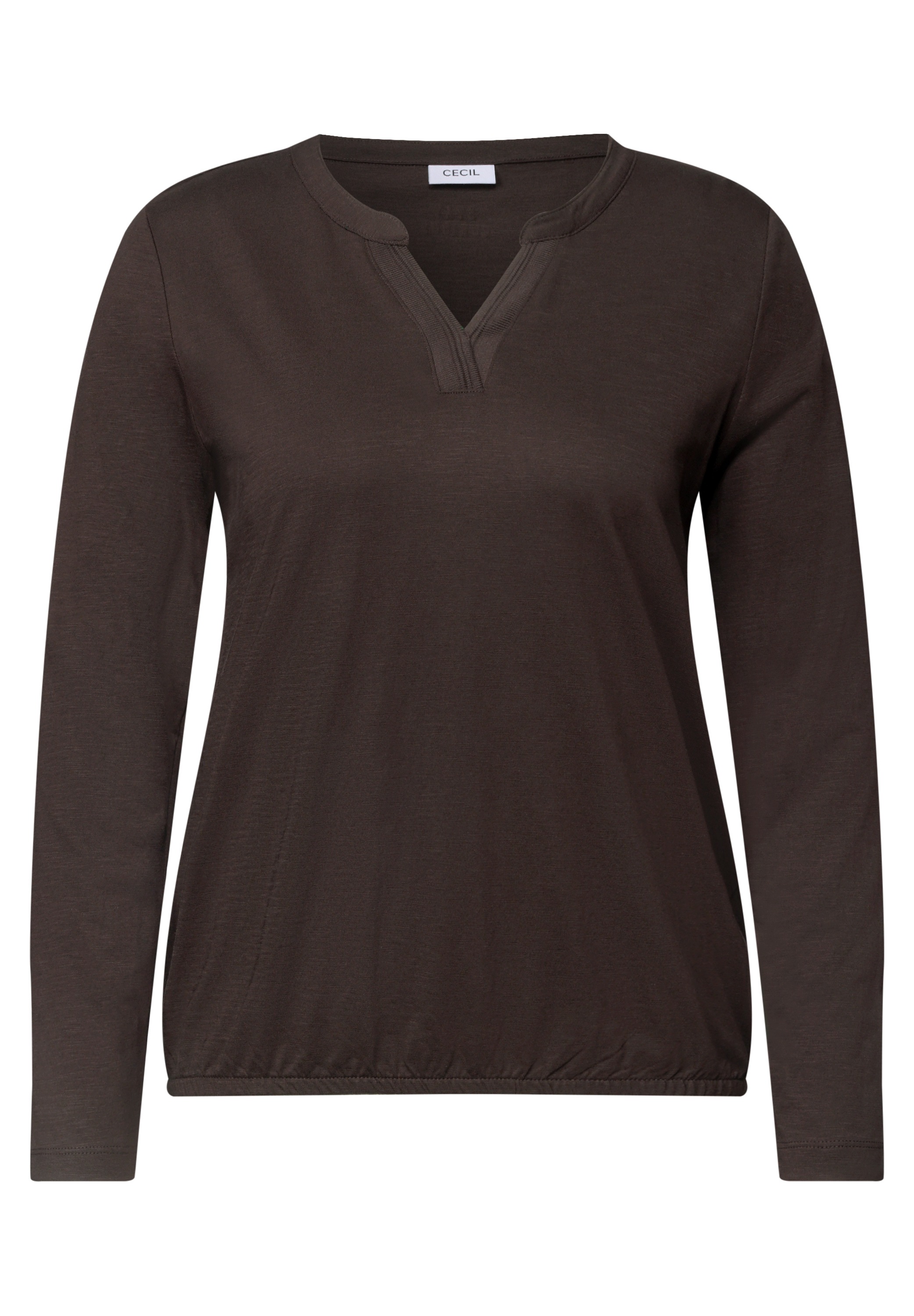 Cecil Langarmshirt aus reiner Baumwolle