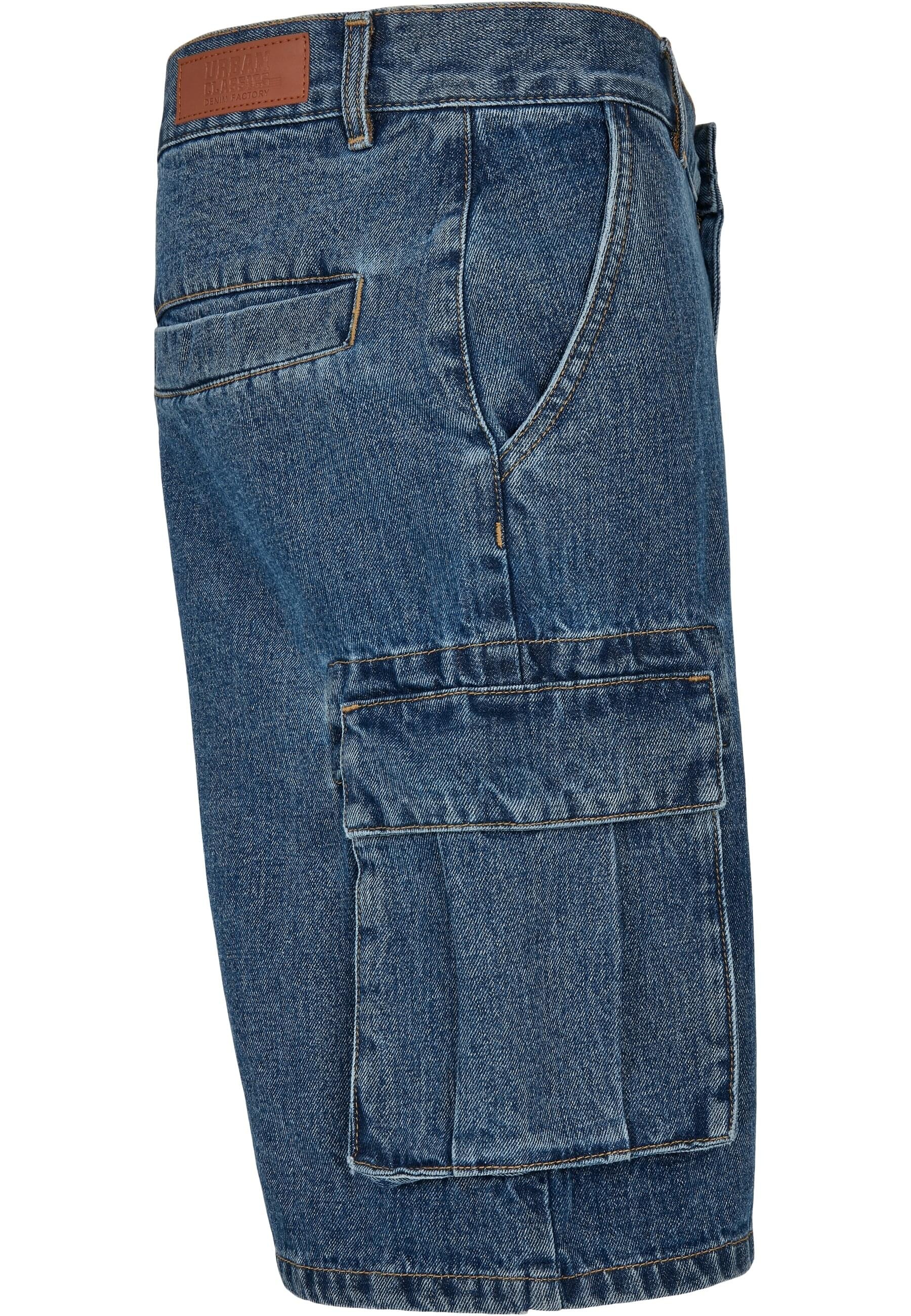 URBAN CLASSICS Cargoshorts »Urban Classics Herren Organic Denim Cargo Shorts«, (1 tlg.)