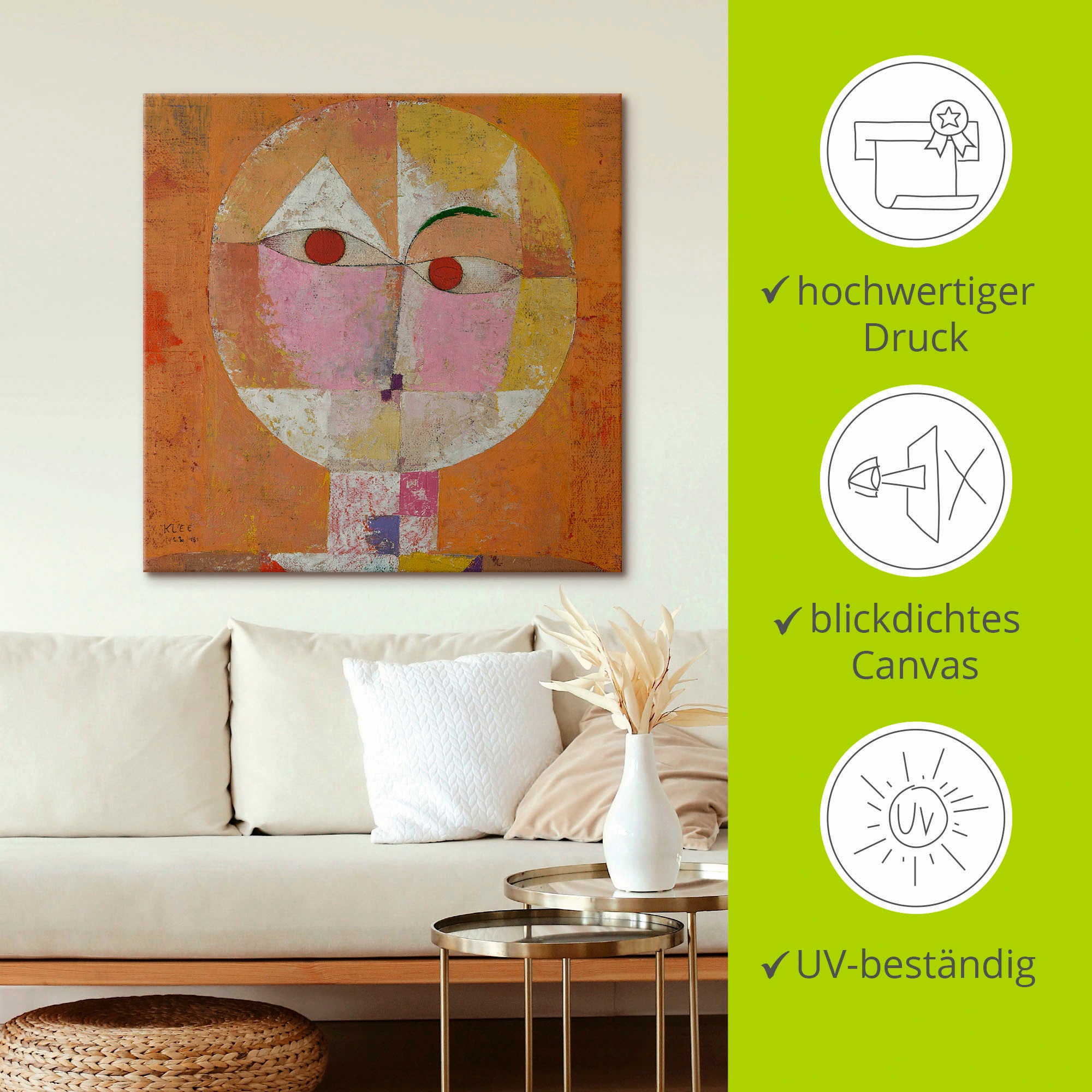 Artland Wandbild »Senecio«, Muster, (1 St.), als Alubild, Outdoorbild, Leinwandbild, Poster in verschied. Größen