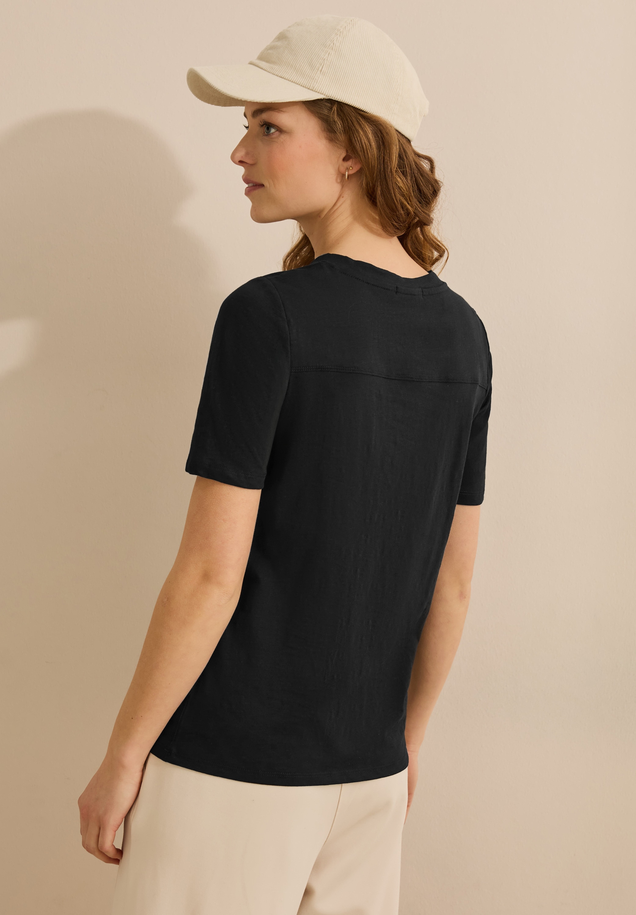 Cecil T-Shirt, aus reiner Baumwolle
