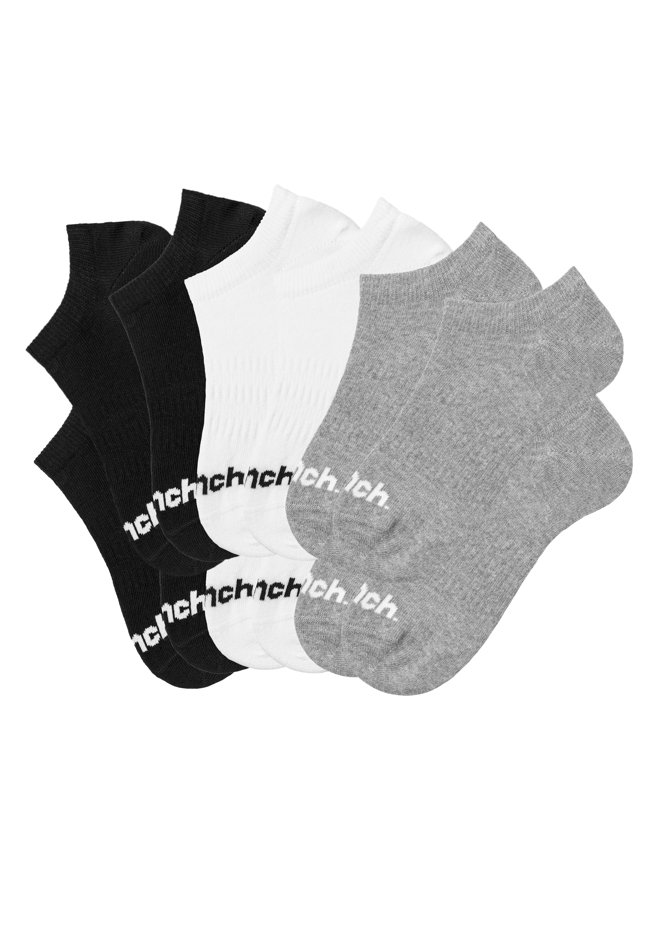 Bench. Sportsocken, (Packung, 12 Paar), Sneakersocken verschwinden im Schuh