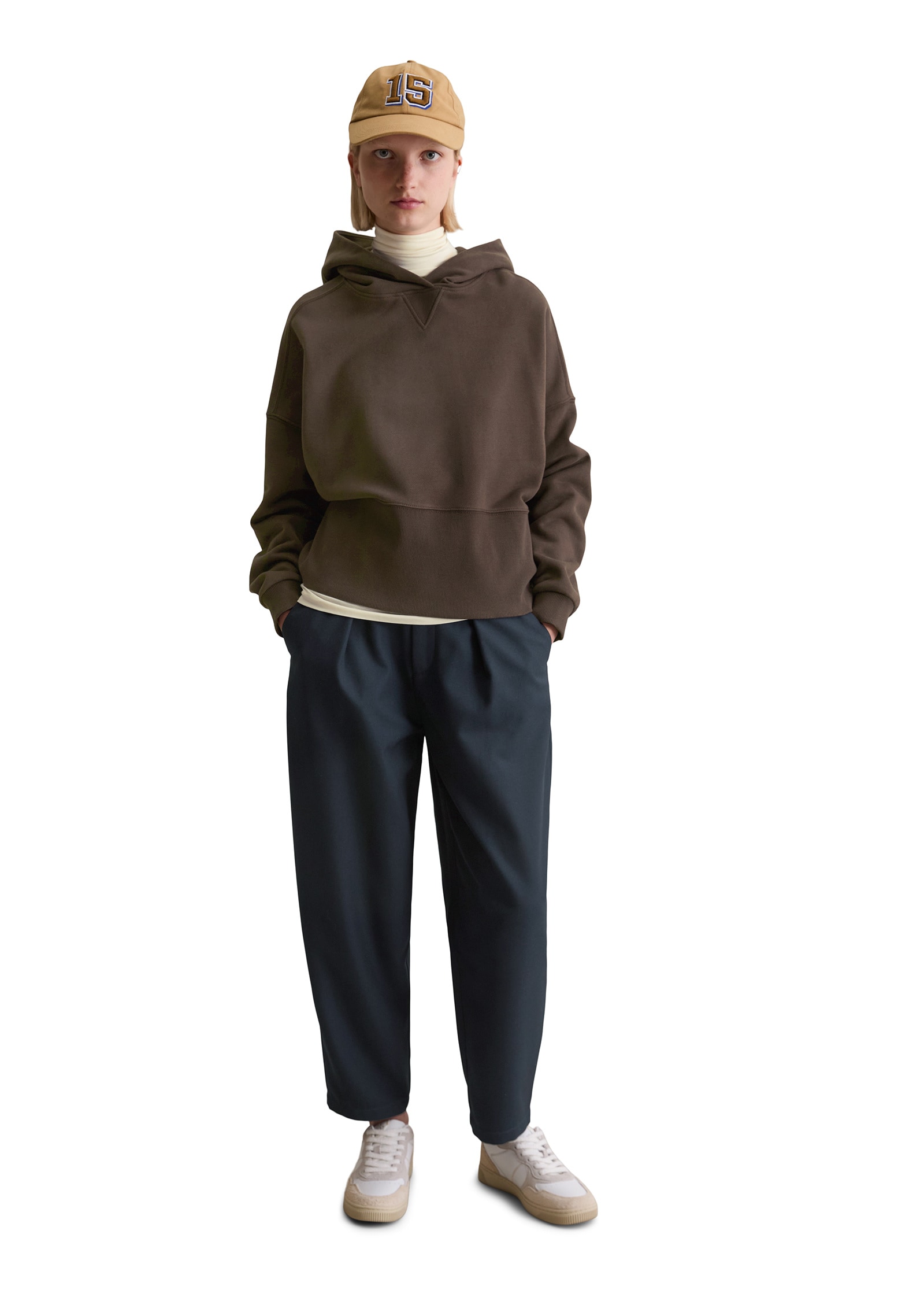 Marc O'Polo DENIM Sweatshirt »mit breitem Rippbund«
