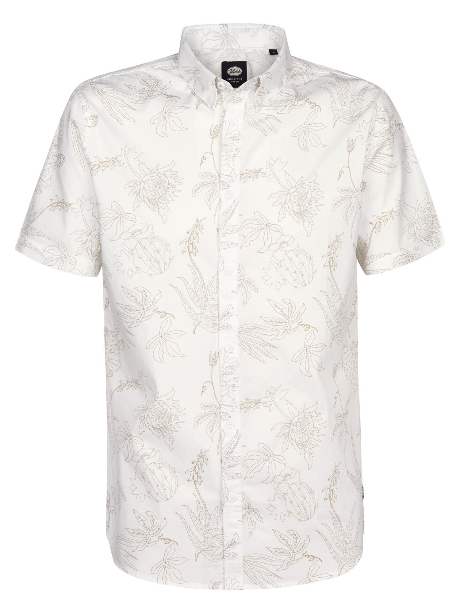 Petrol Industries Chemise à Manches Courtes M-1060-sis419 Chalk White M Homme 3