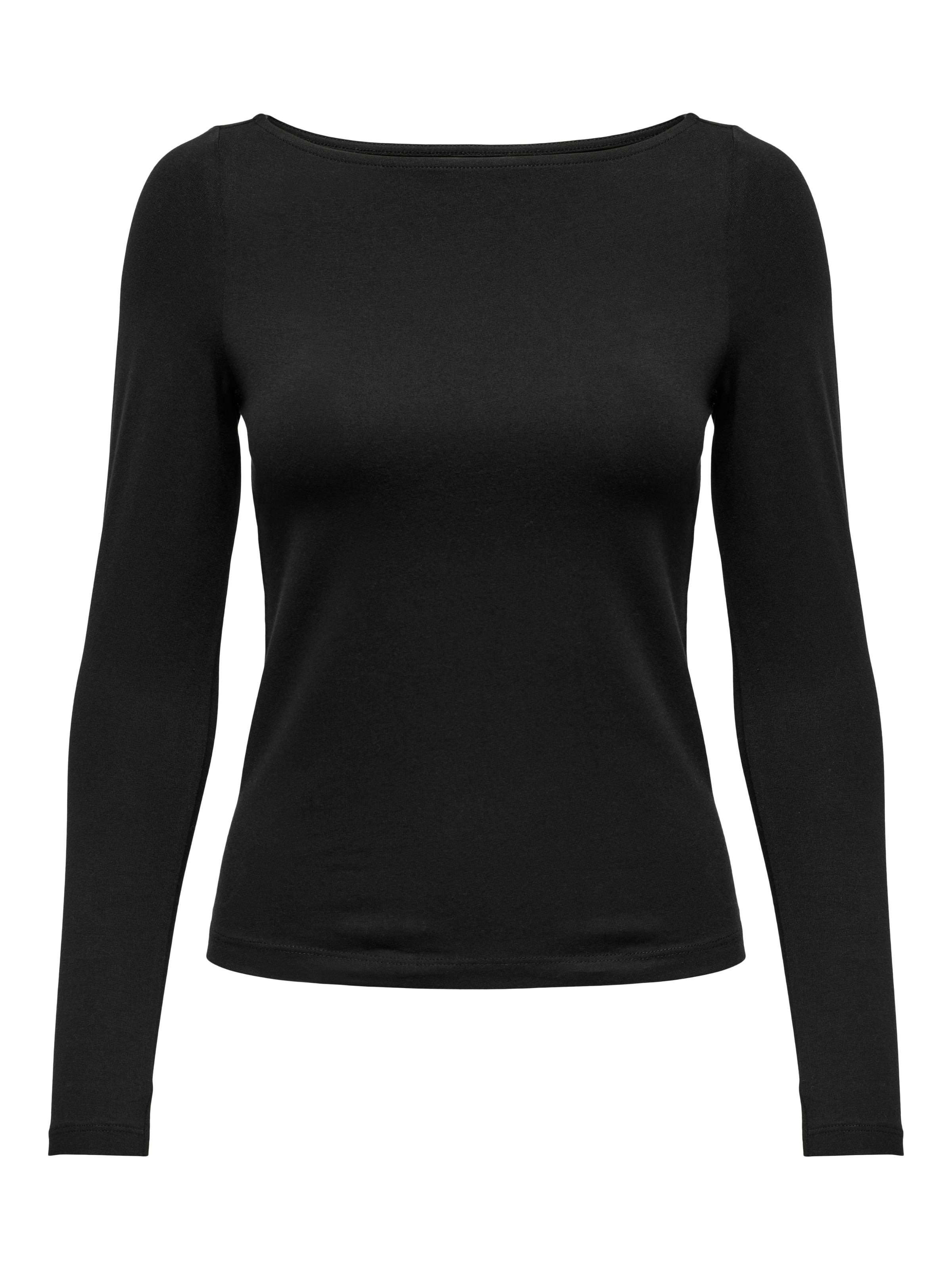 ONLY Langarmshirt »ONLLIVE LOVE LIFE LS BOATNECK JRS NOOS«