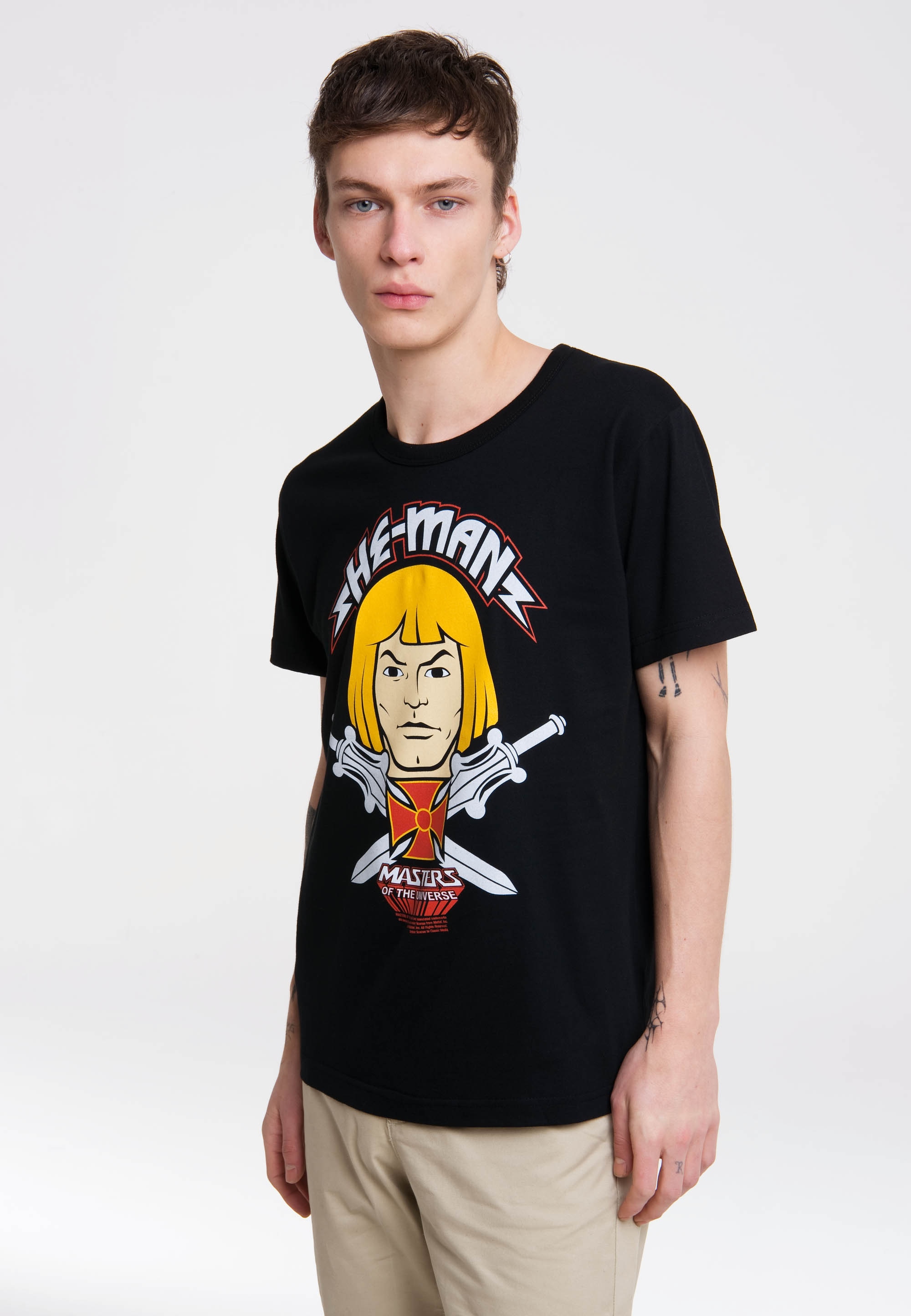 LOGOSHIRT T-Shirt "He-Man - Face", mit großem Frontprint günstig online kaufen