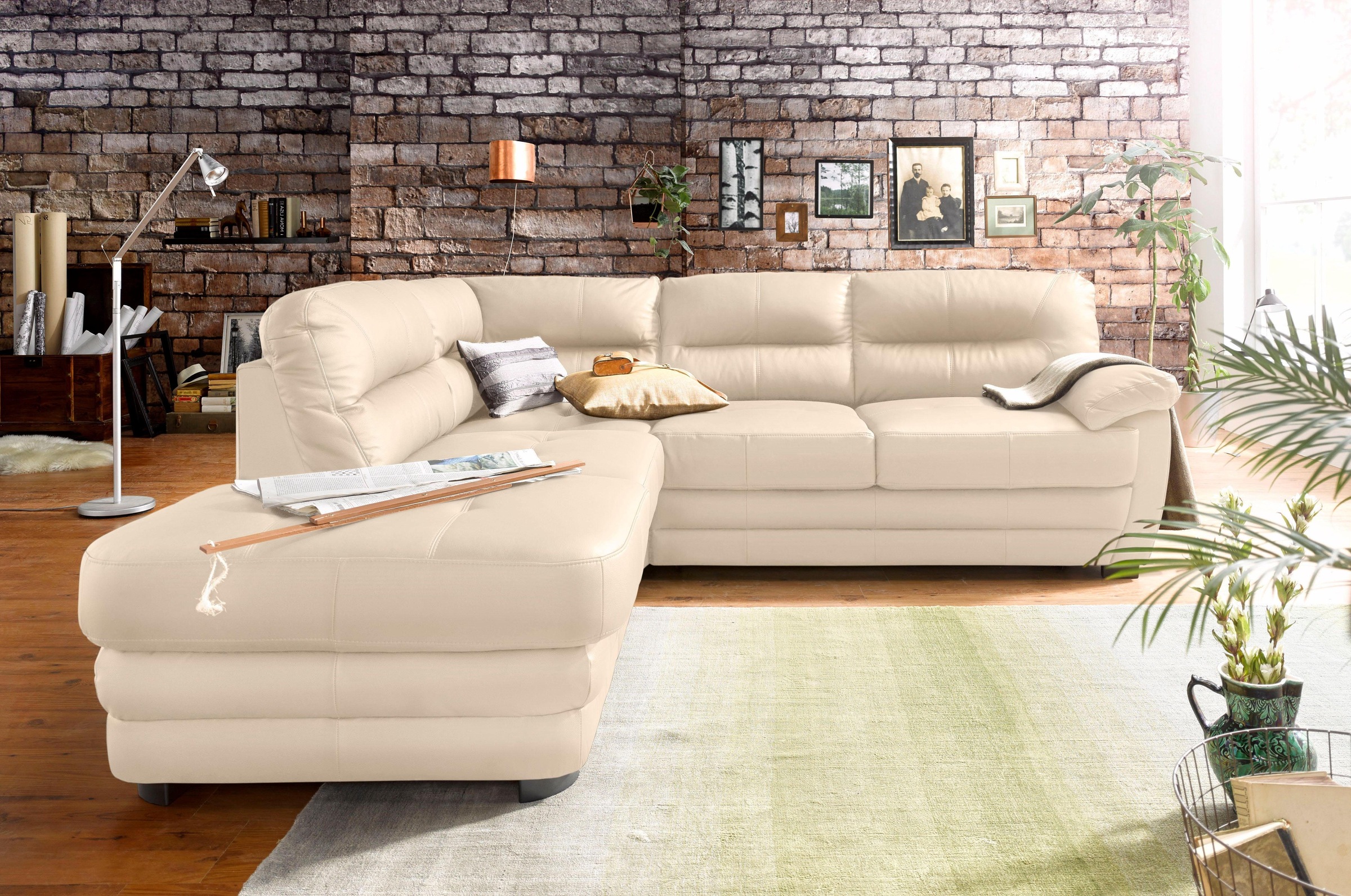 COTTA Polstergarnitur "Royale L-Form" Set, Set bestehend aus: Ecksofa & Hoc günstig online kaufen