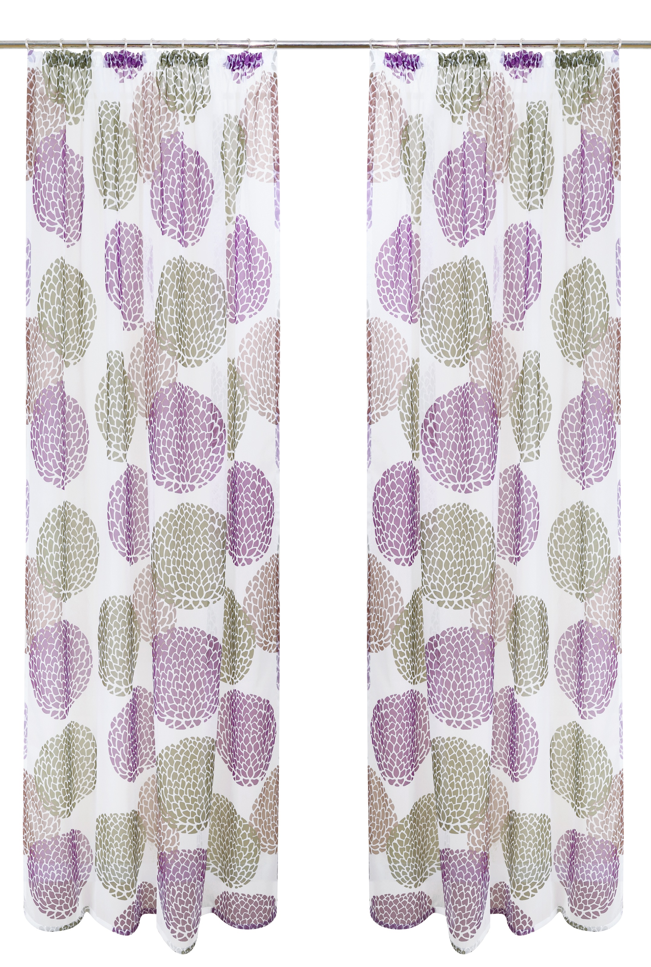 OTTO home Gardine "Belem" Kräuselband 1 Stk. tlg. 1 bzw. 2 Schals, Vorhang, günstig online kaufen