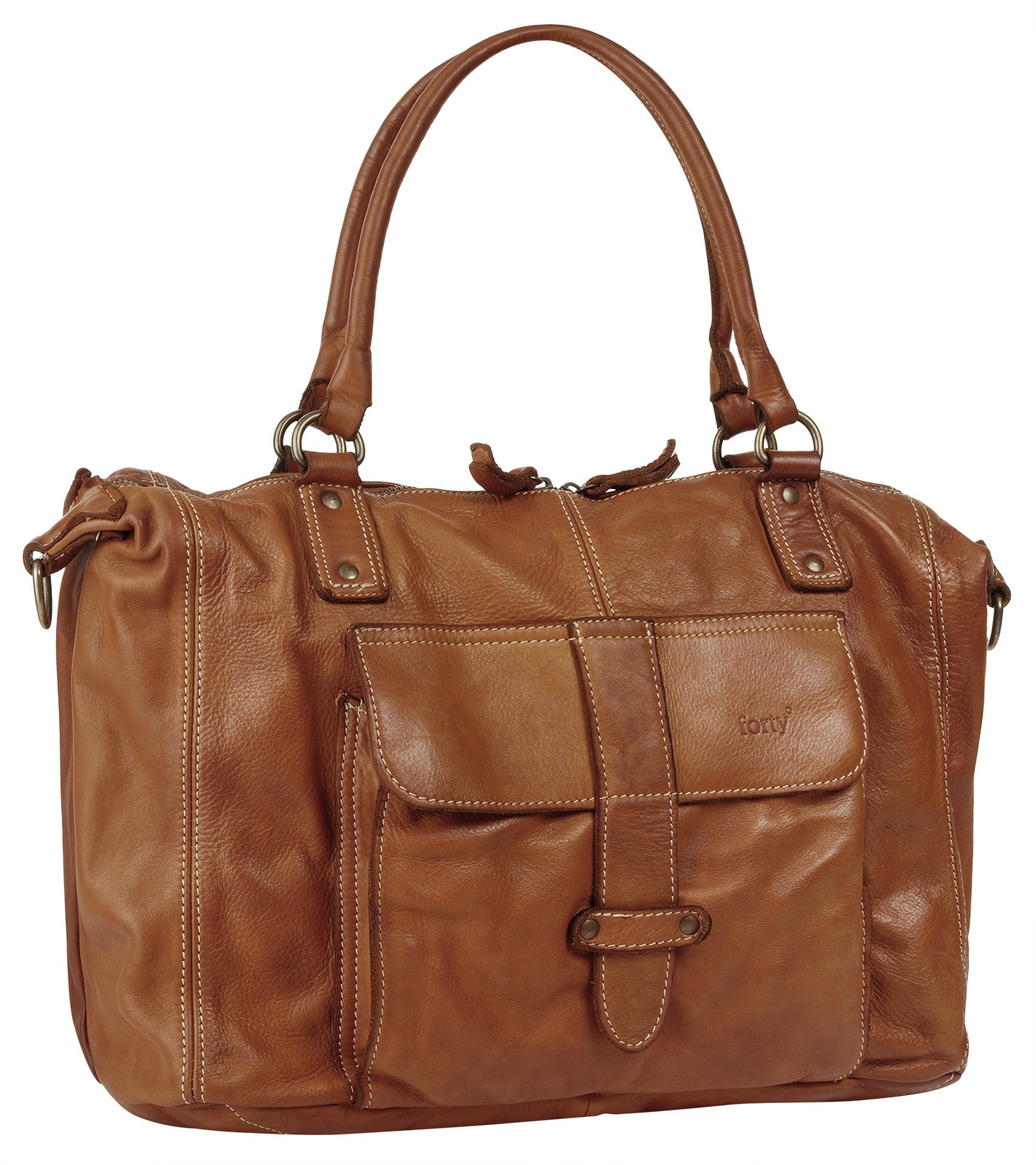 forty Shopper echt Leder, Made in Italy günstig online kaufen