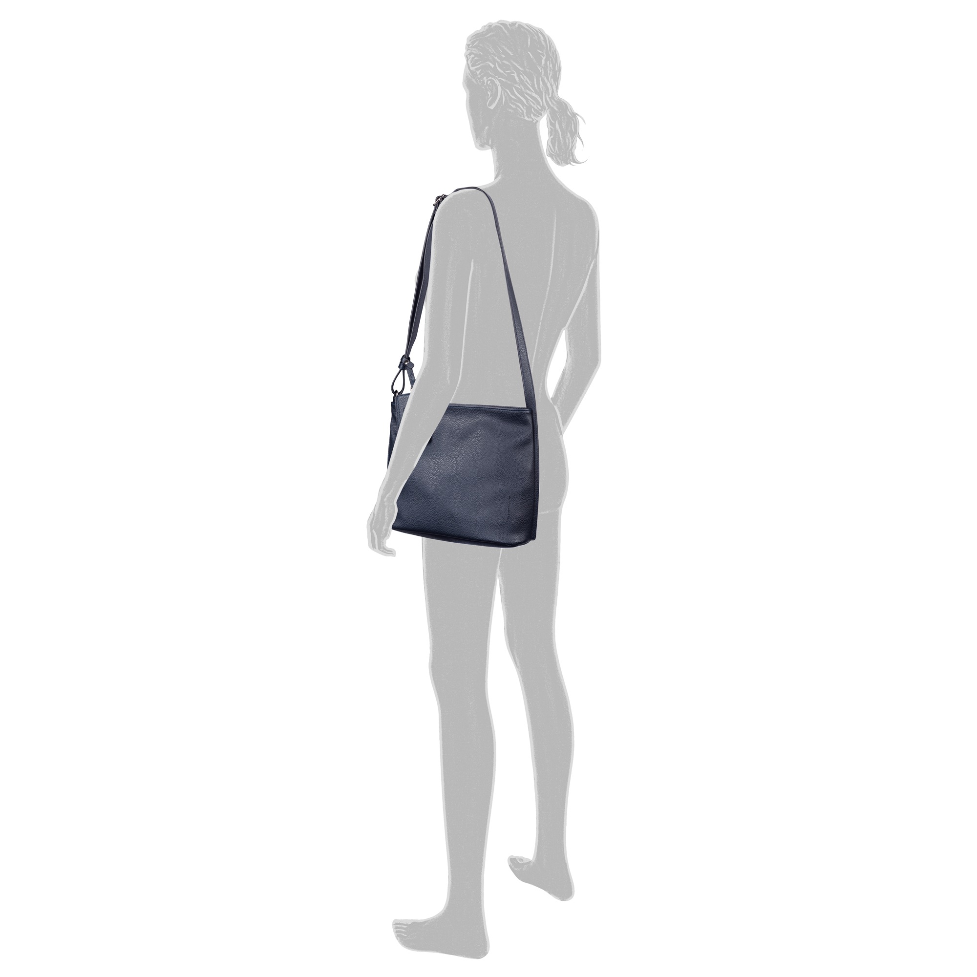 TOM TAILOR Hobo "Amarea" weiches Lederimitat mit geradlinigem Schnitt und k günstig online kaufen