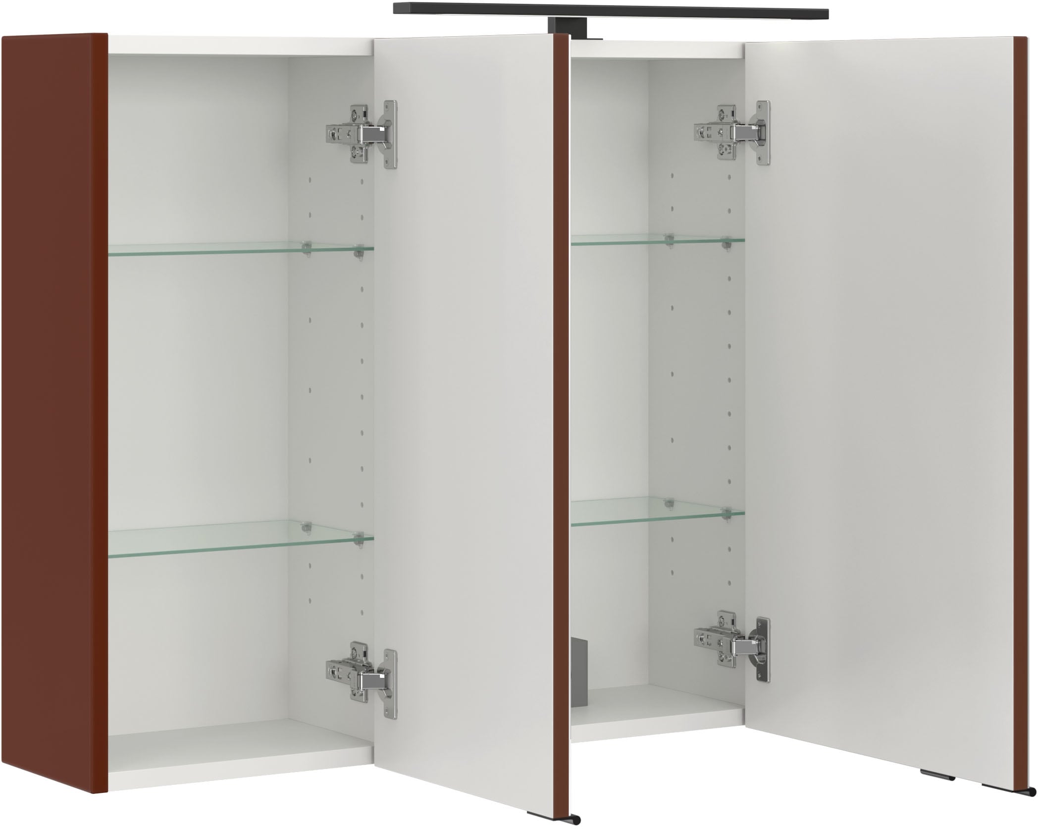 welltime Badmöbel-Set »SALVADA, 5tlg-Set, gedämpfte Scharniere, Softclose, Keramikbecken« Maße (B/T/H): 180/47,5/200 cm, 