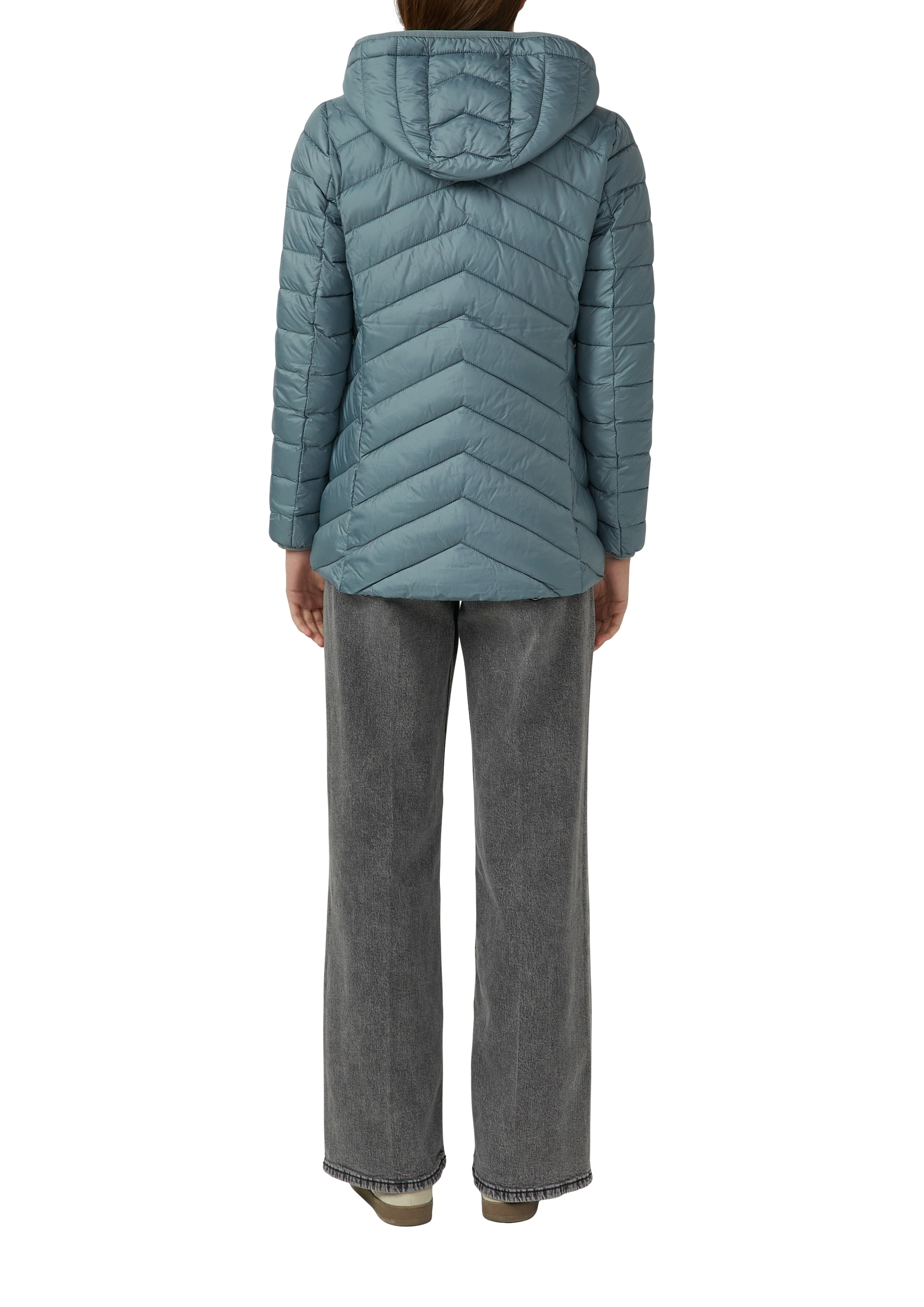 s.Oliver Outdoorjacke, mit Kapuze, mit abnehmbarer Kapuze