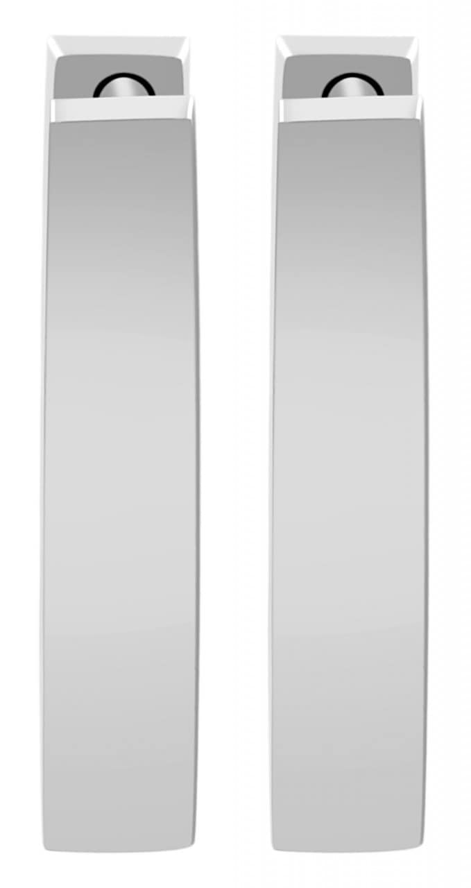 Adelia´s Paar Creolen »Damen Creolen aus poliertem Edelstahl«