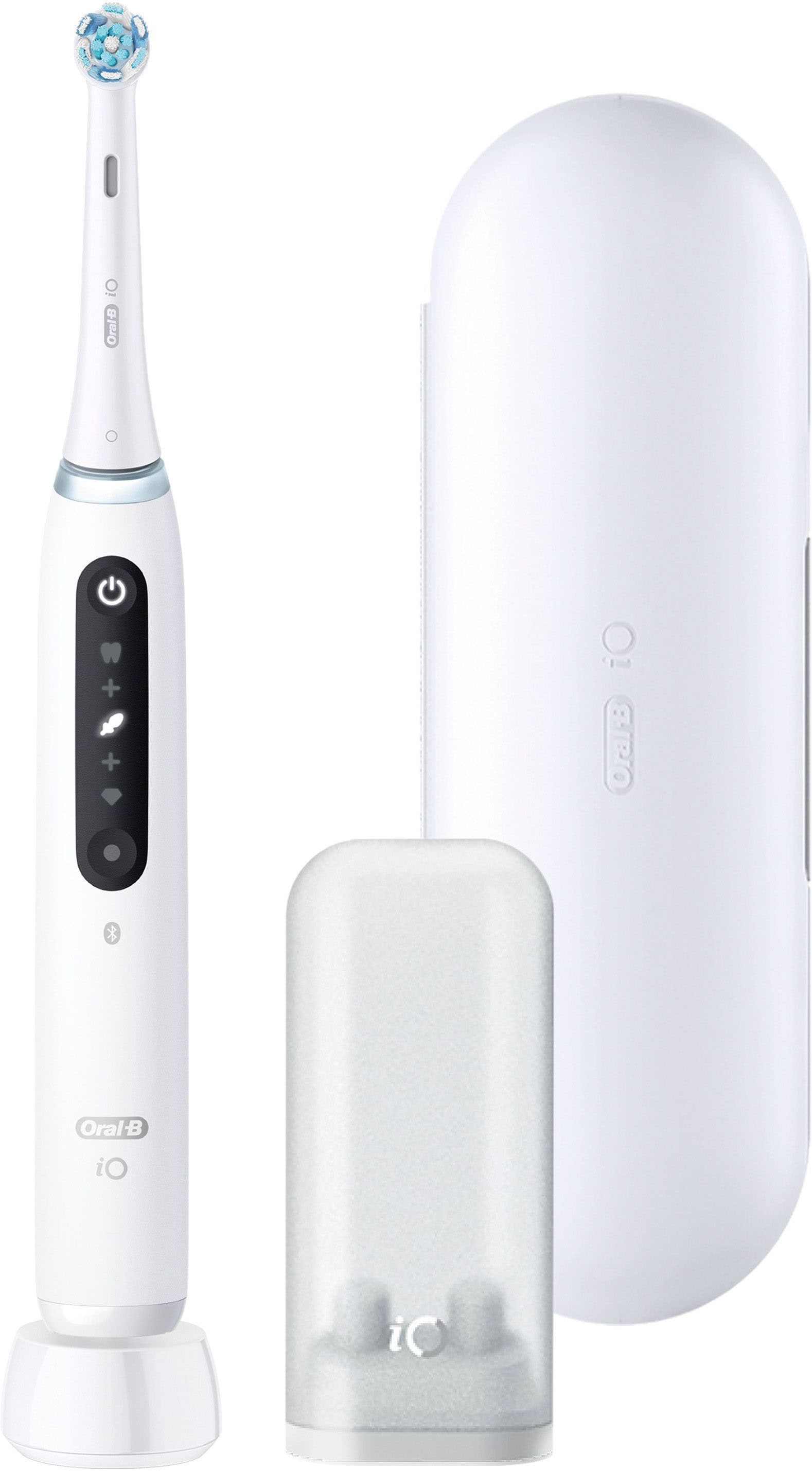 Oral-B Elektrische Zahnbürste »Oral-B iO Series 5« 1 Stk. Aufsteckbürsten Langanhaltender Akku | Reise-Etui | Aufsteckbürstenhalter