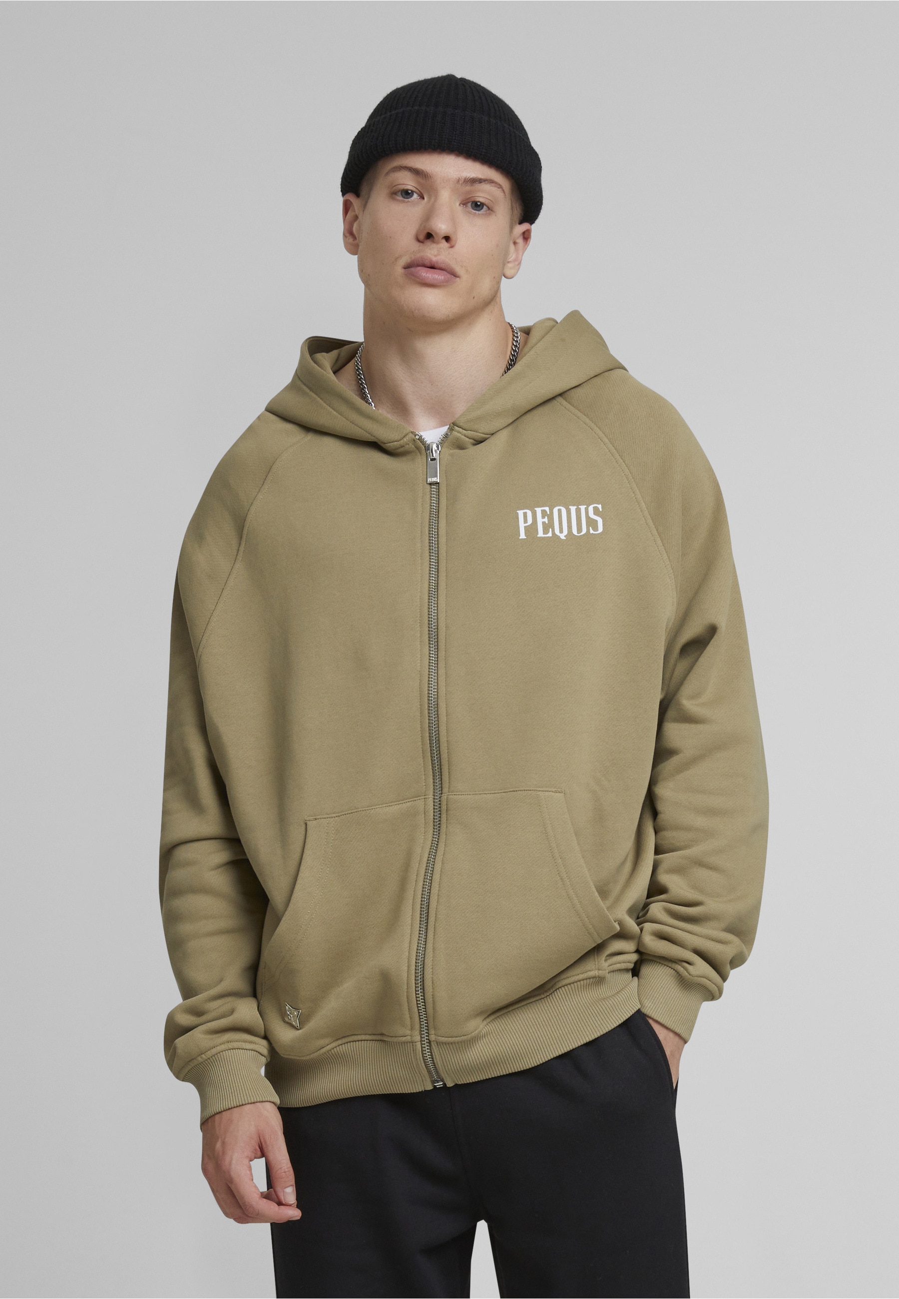 PEQUS Kapuzenpullover »PEQUS PEQUS Back Logo Zip-Hoodie« 1 tlg.