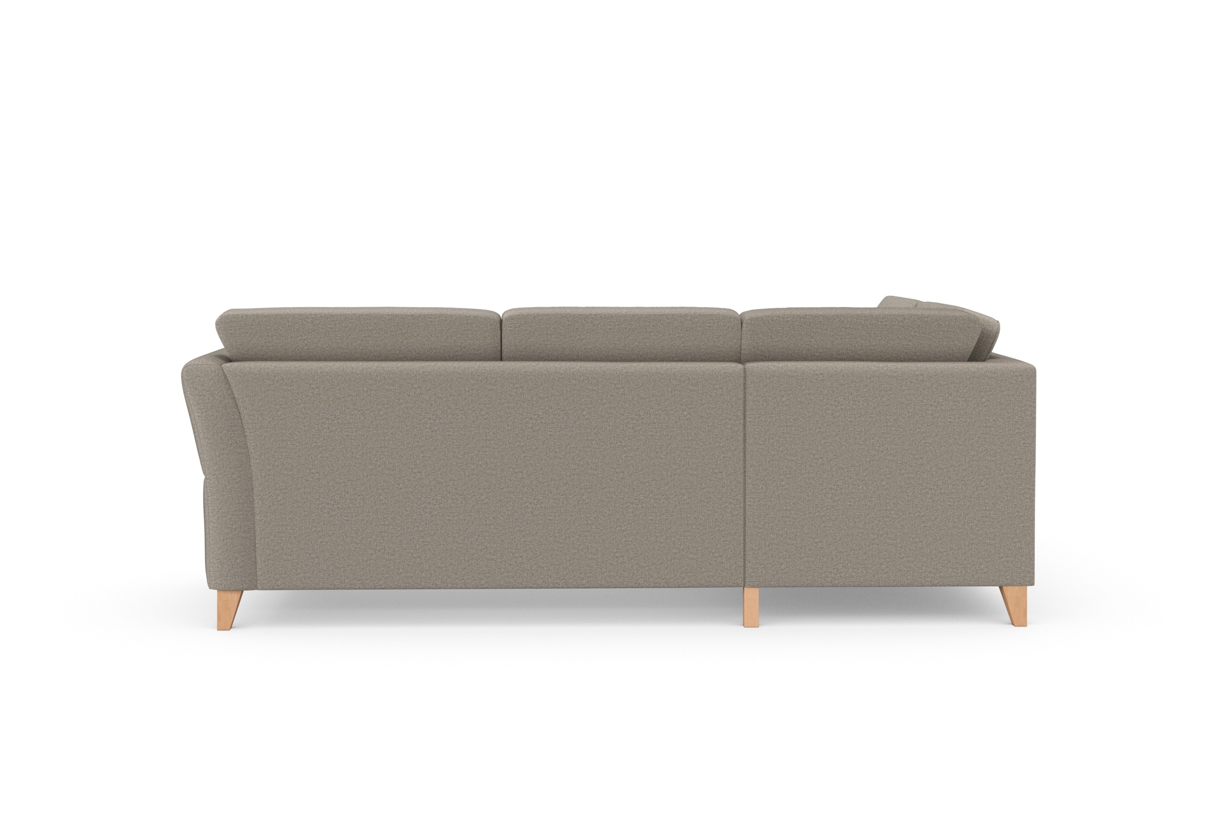 SIT & MORE Visby L-Form Corner Sofa Brown 9