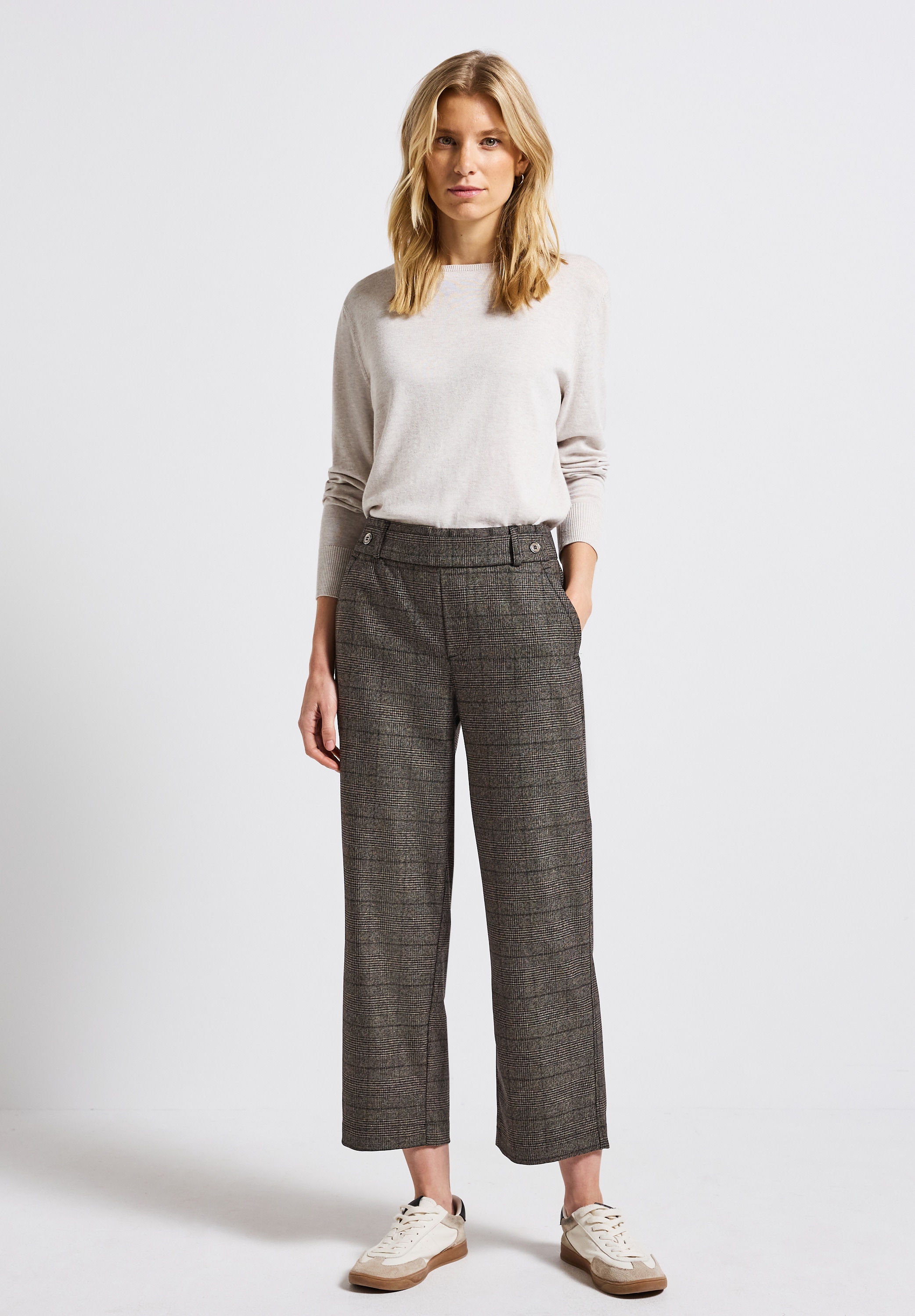 STREET ONE Stoffhose, High Waist