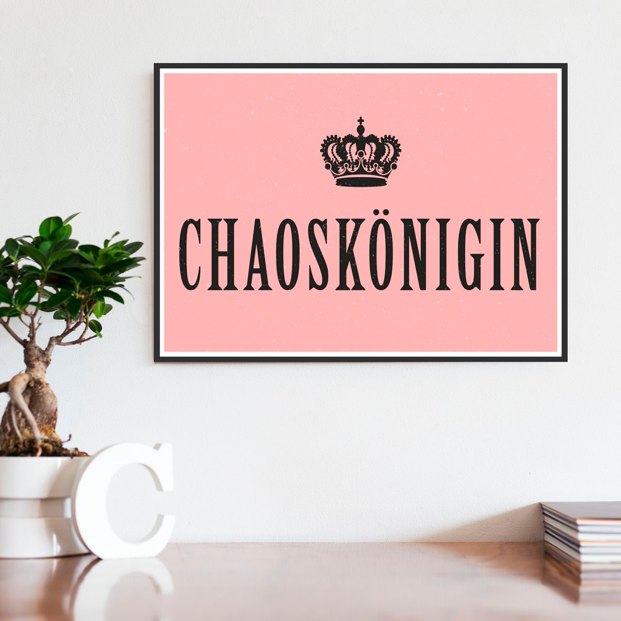queence Metallbild "Chaoskönigin", (1 St.), Stahlschilder günstig online kaufen