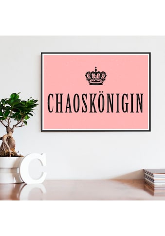 queence Metallbild »Chaoskönigin« Schriftzüge ...