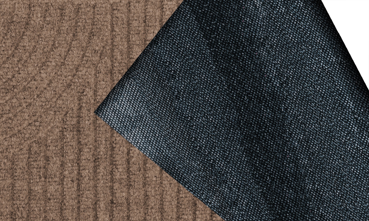 wash+dry by Kleen-Tex Fußmatte »Loop taupe« rechteckig 8 mm Höhe