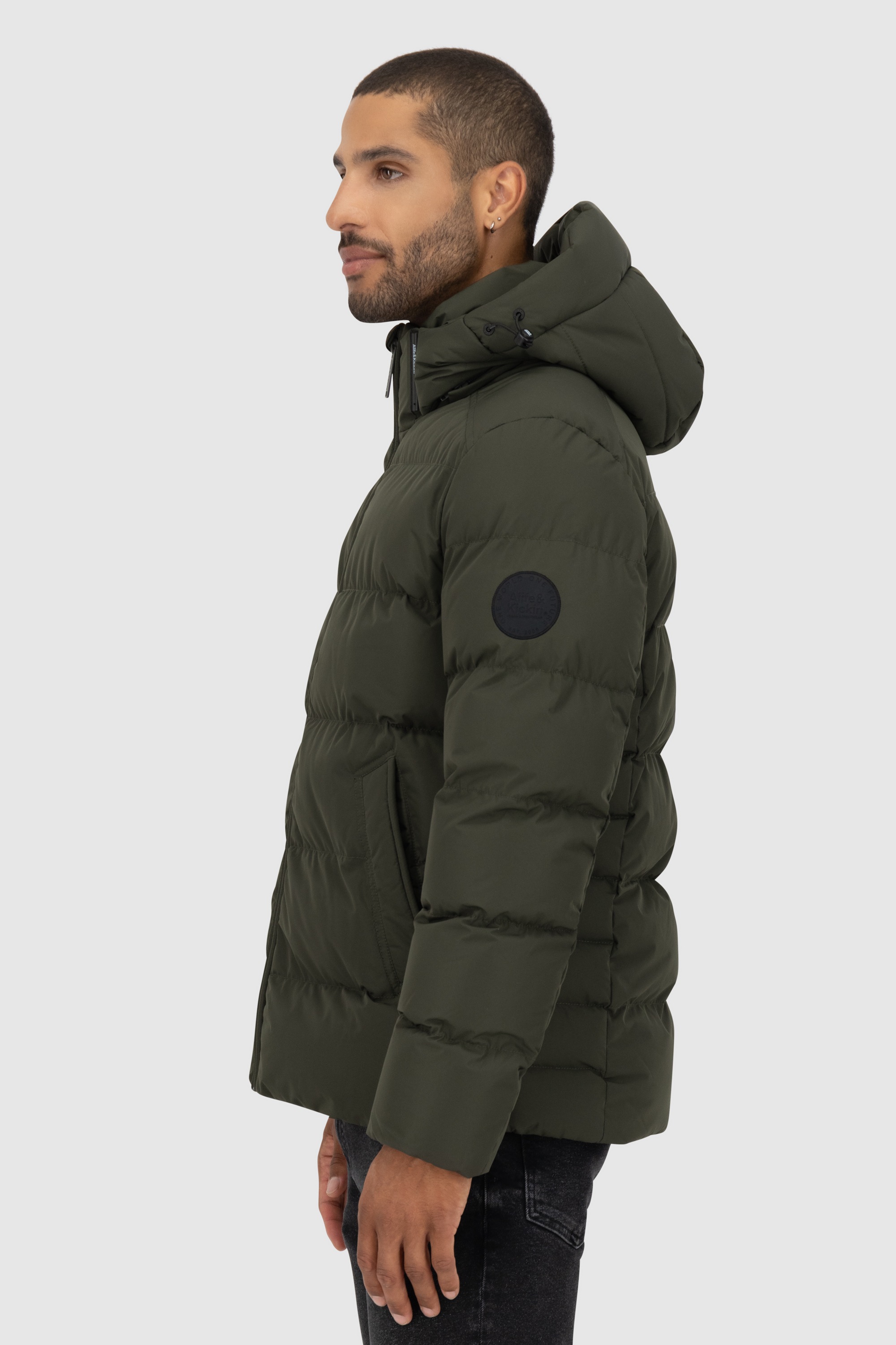 Thumbnail - Alife & Kickin Winterjacke "Herren DamianAK A" gefüttert mit abnehmbarer Kapuze mit verstellbarem Gummibund