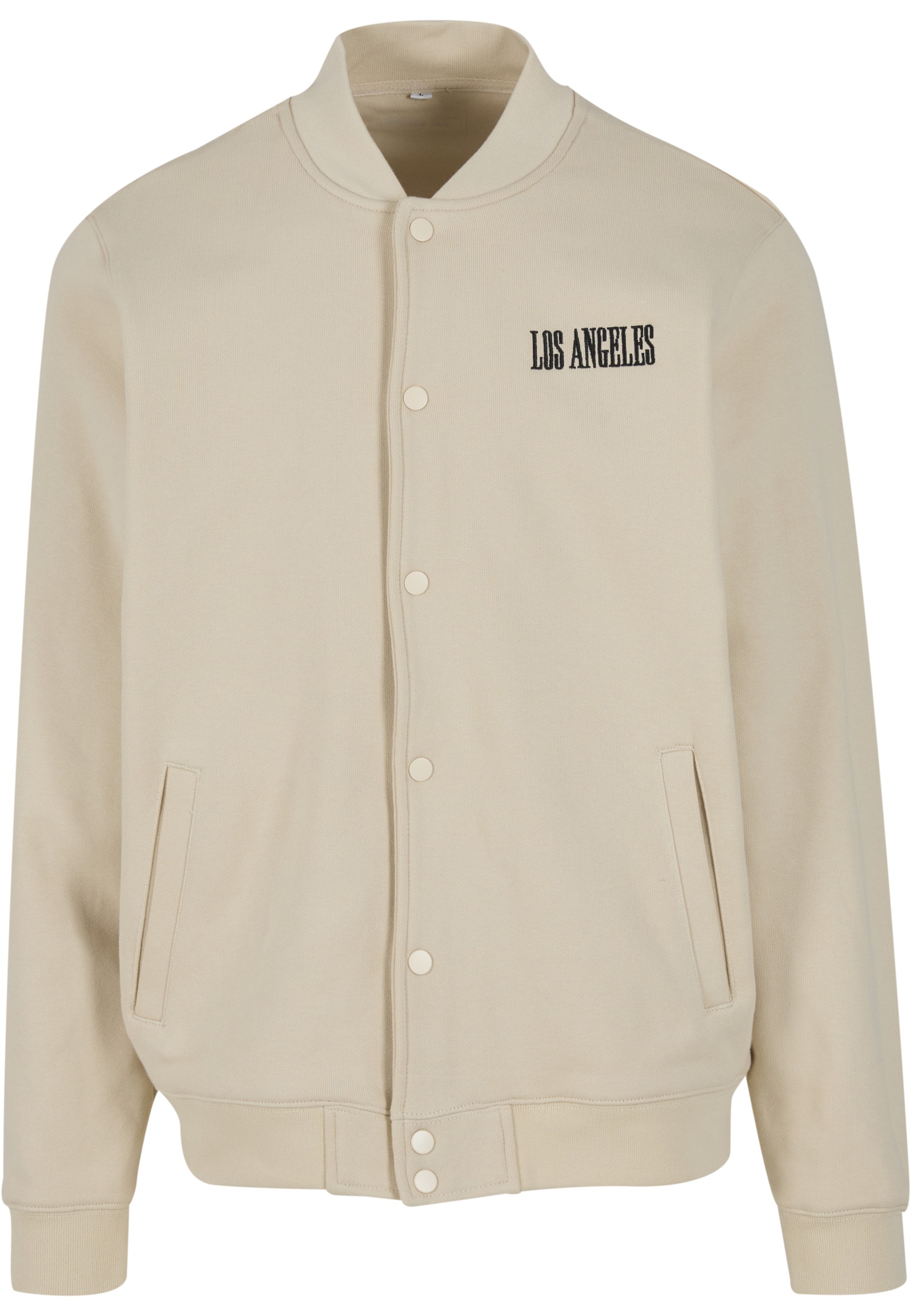 MisterTee Collegejacke "MisterTee Los Angeles EMB Heavy Tonal College Jacket" 1 Stk. tlg. ohne Kapuze