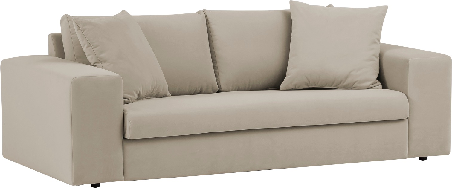 andas 2-Sitzer »SLEETLAND XXL in Samtvelours oder Vintage-Leder-Optik«, besonders groß und bequem