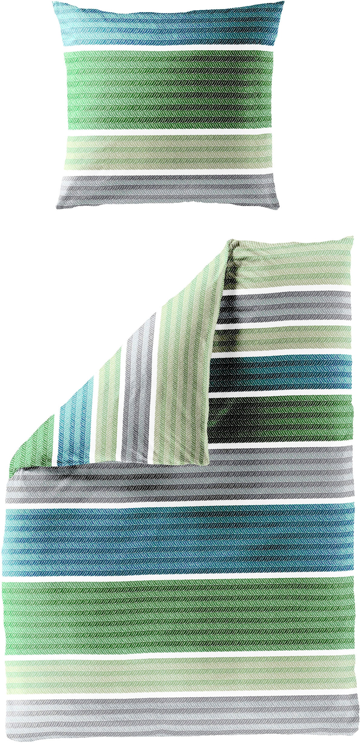BIERBAUM Bettwäsche "4041" Mako-Satin, 100 % Baumwolle, pflegeleicht, gestr günstig online kaufen