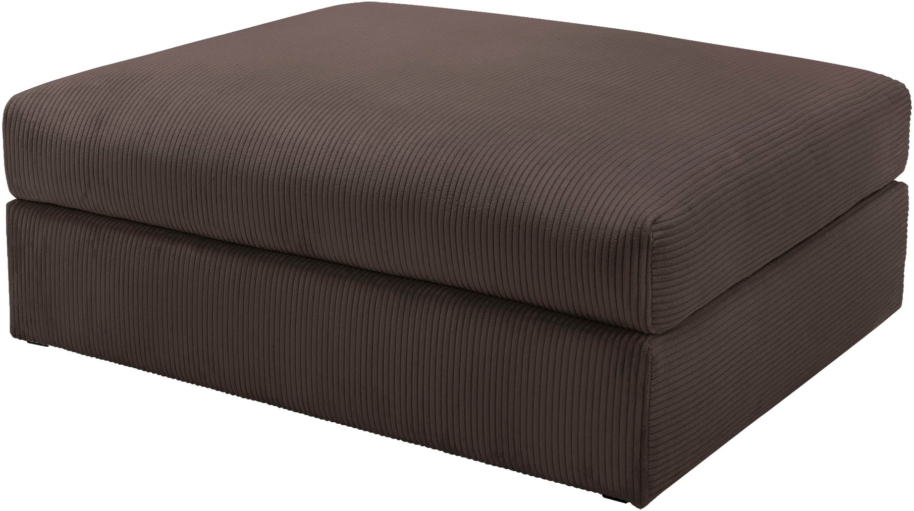 OTTO home Polsterhocker "Soft&Cosy XL, B: 101 cm - OTTO. Verlässliche Qualität." Mega-Hocker, in Cord oder Chenille-Struktur wählbar