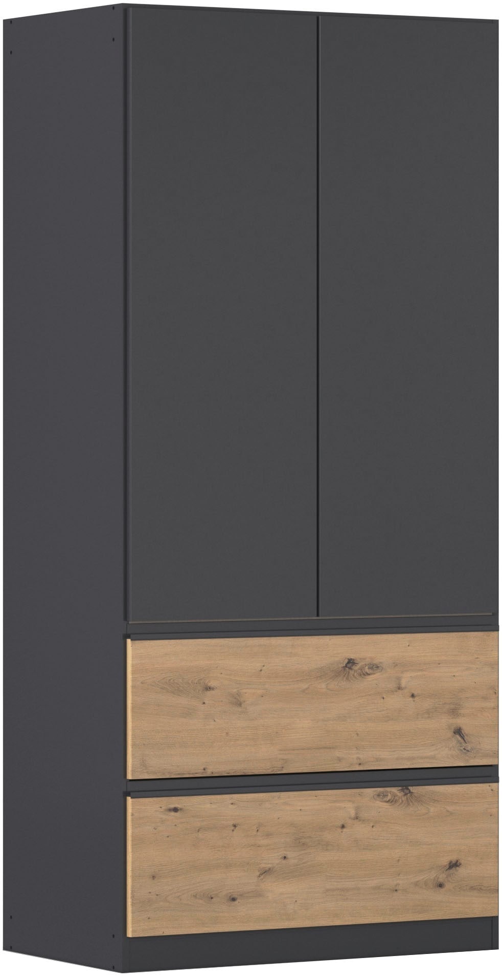 rauch Drehtürenschrank "Kleiderschrank Schrank Garderobe COSTA in den Breiten 91/136/181 cm" in 3 Ausstattungen BASIC/CLASSIC/PREMIUM, viel Platz, grifflose Front und Push-to-Open Funktion MADE IN GERMANY