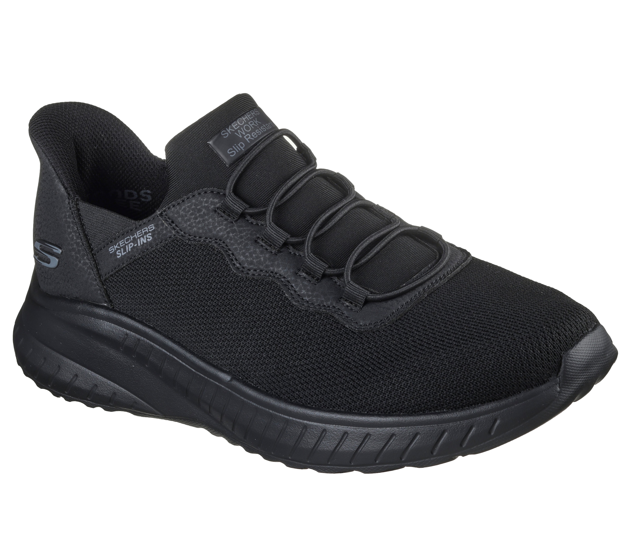 Skechers Berufsschuh "SQUAD CHAOS SR-STIVIG" Slip-on Sneaker für den Arbeitsalltag, Maschinenwäsche