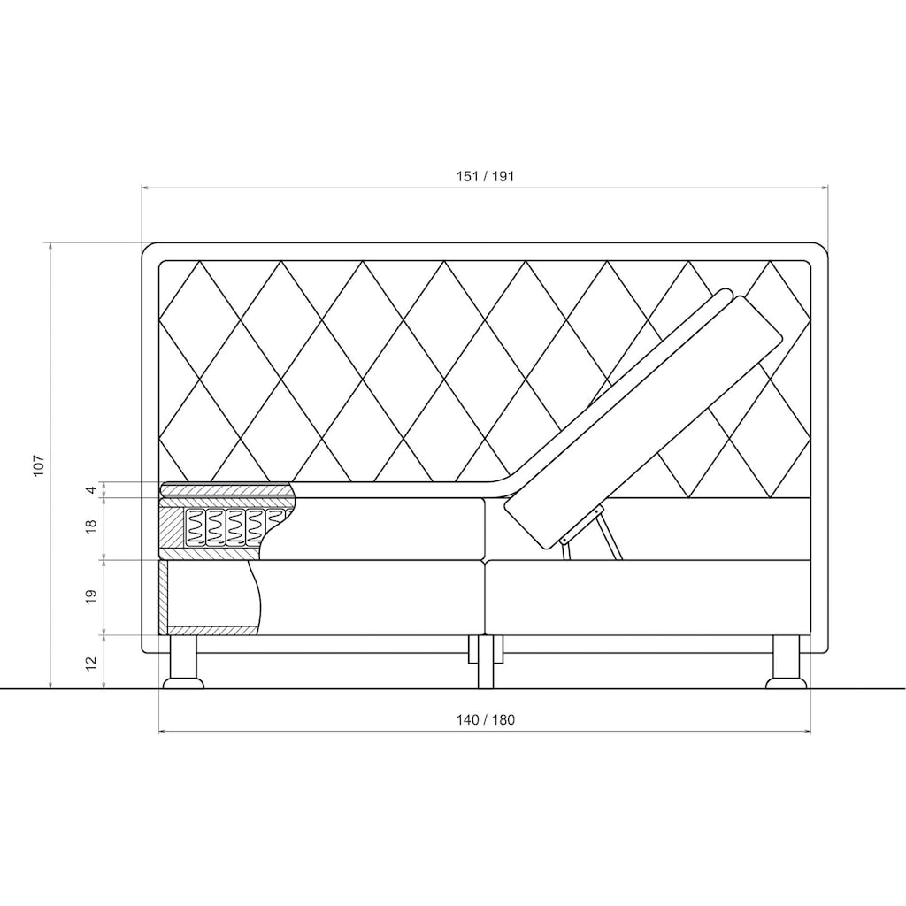 ATLANTIC home collection Boxbett »Helen«