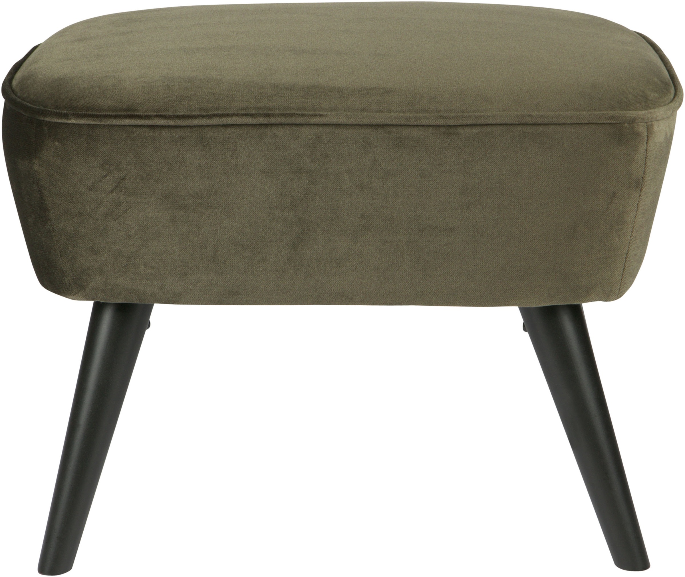 WOOOD Hocker "Sara", mit Samtstoff gepolstert, rechteckige Form, H 41 cm x günstig online kaufen