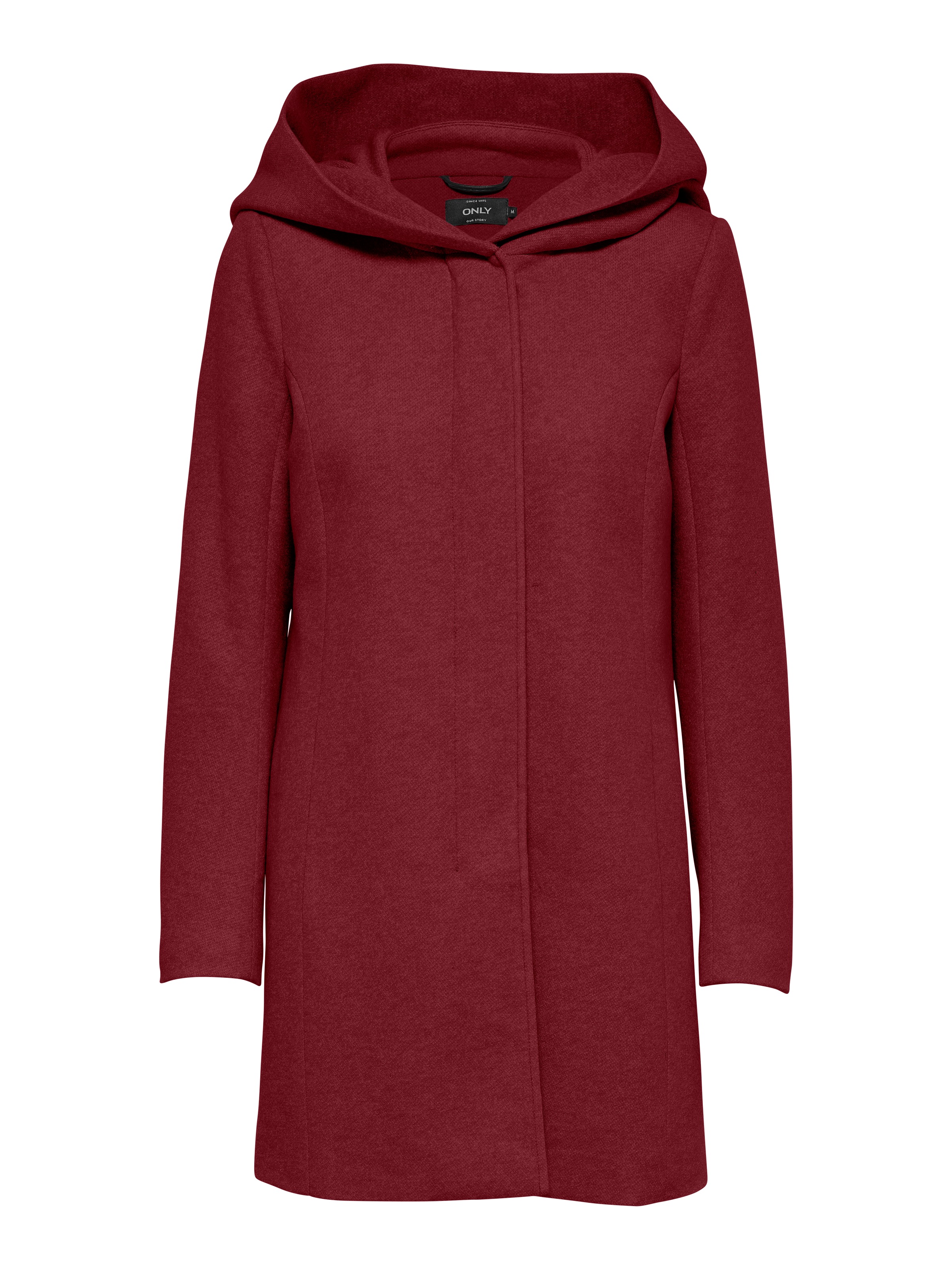 ONLY Langjacke "ONLSEDONA LIGHT COAT OTW NOOS" mit Kapuze in melierter Opti günstig online kaufen