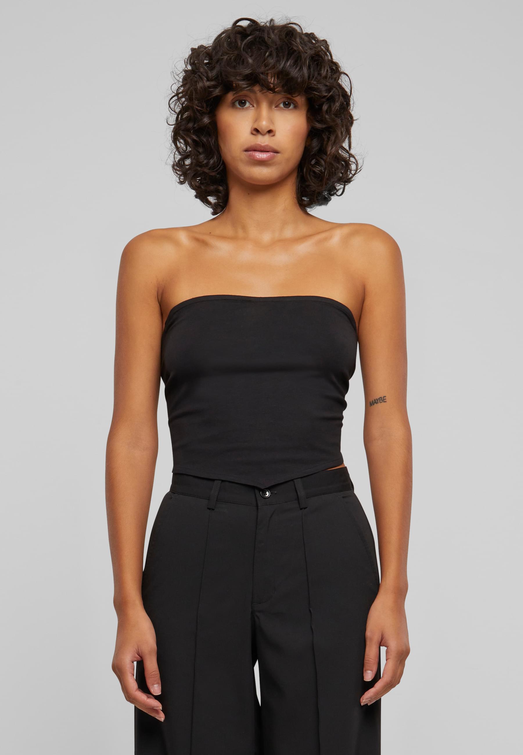 Thumbnail - URBAN CLASSICS T-Shirt "Urban Classics Damen Ladies Knotted Bandeau" 1 Stk.