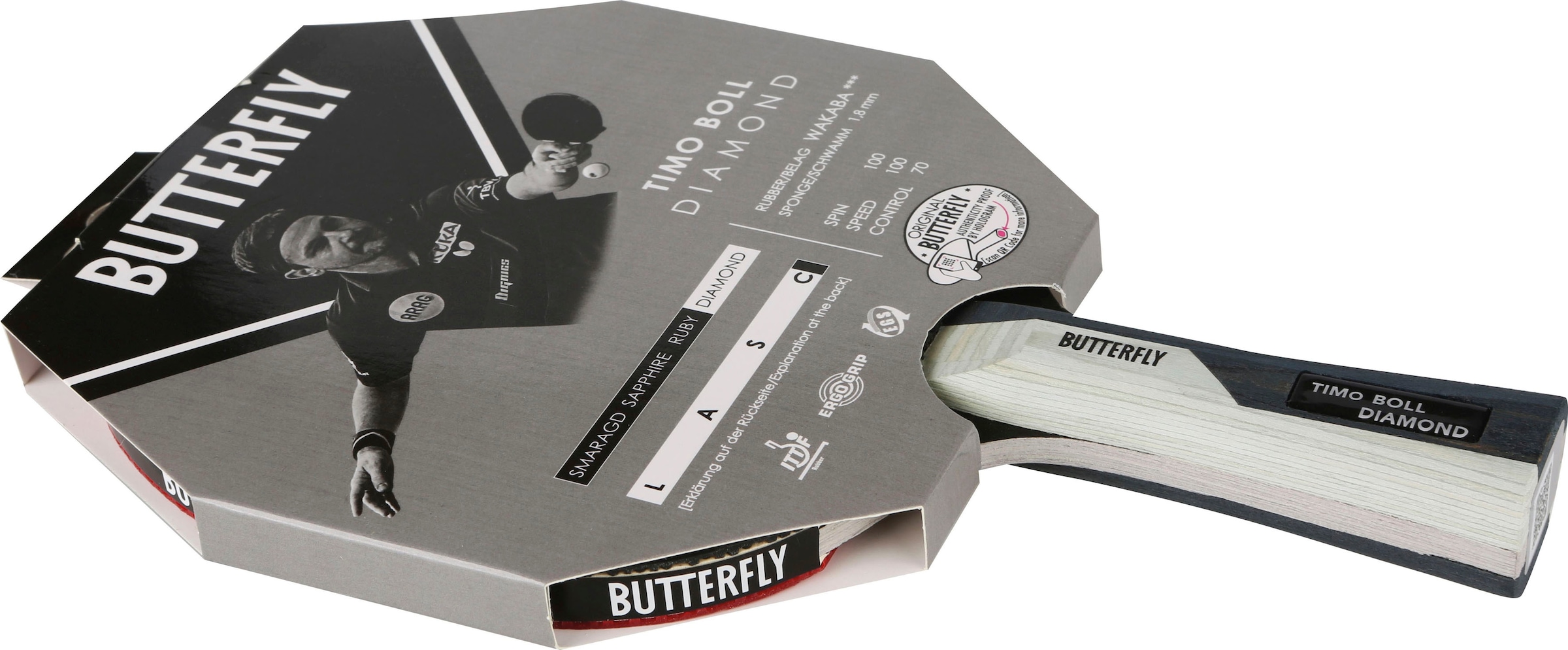 Butterfly Tischtennisschläger "Timo Boll Diamond Tischtennis Schläger"