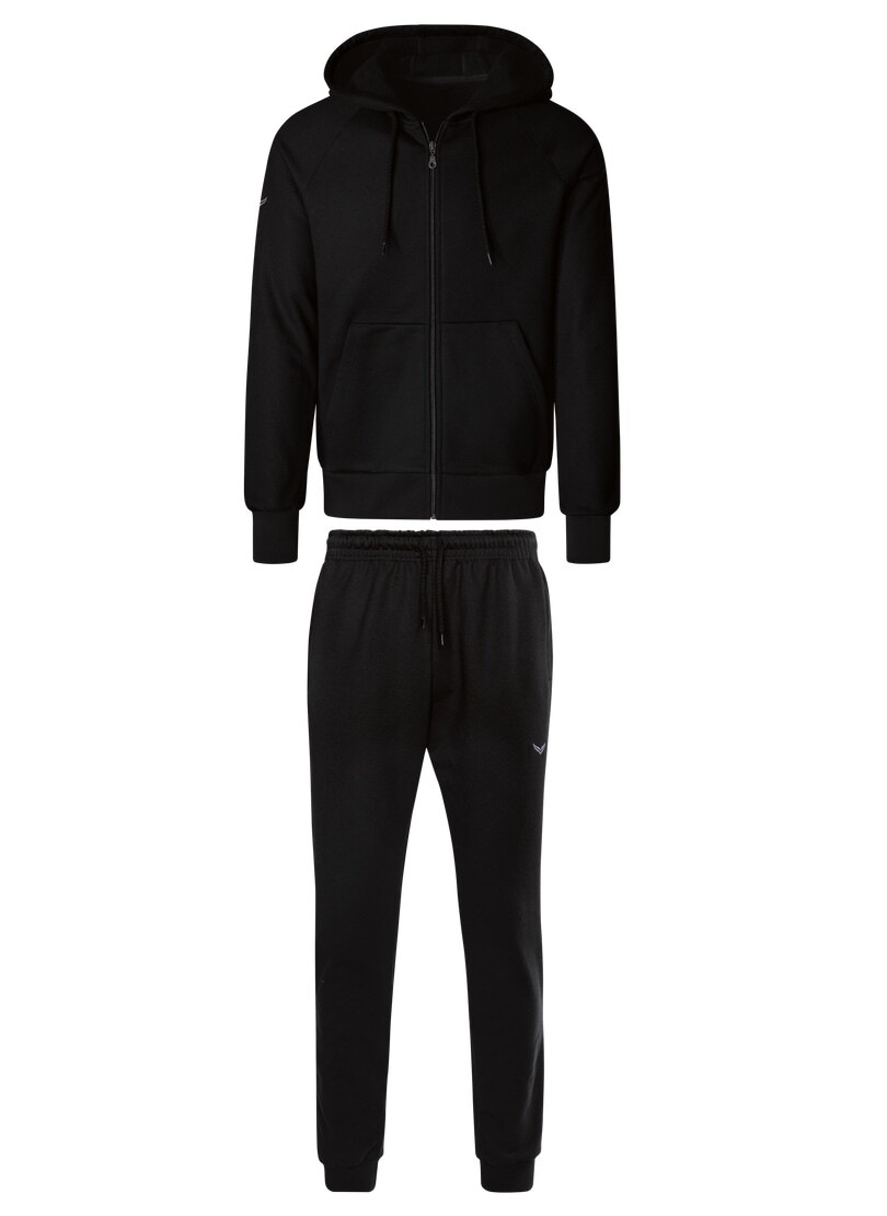 Trigema Freizeitanzug "TRIGEMA Jogginganzug mit Kapuze und Reißverschluss" günstig online kaufen