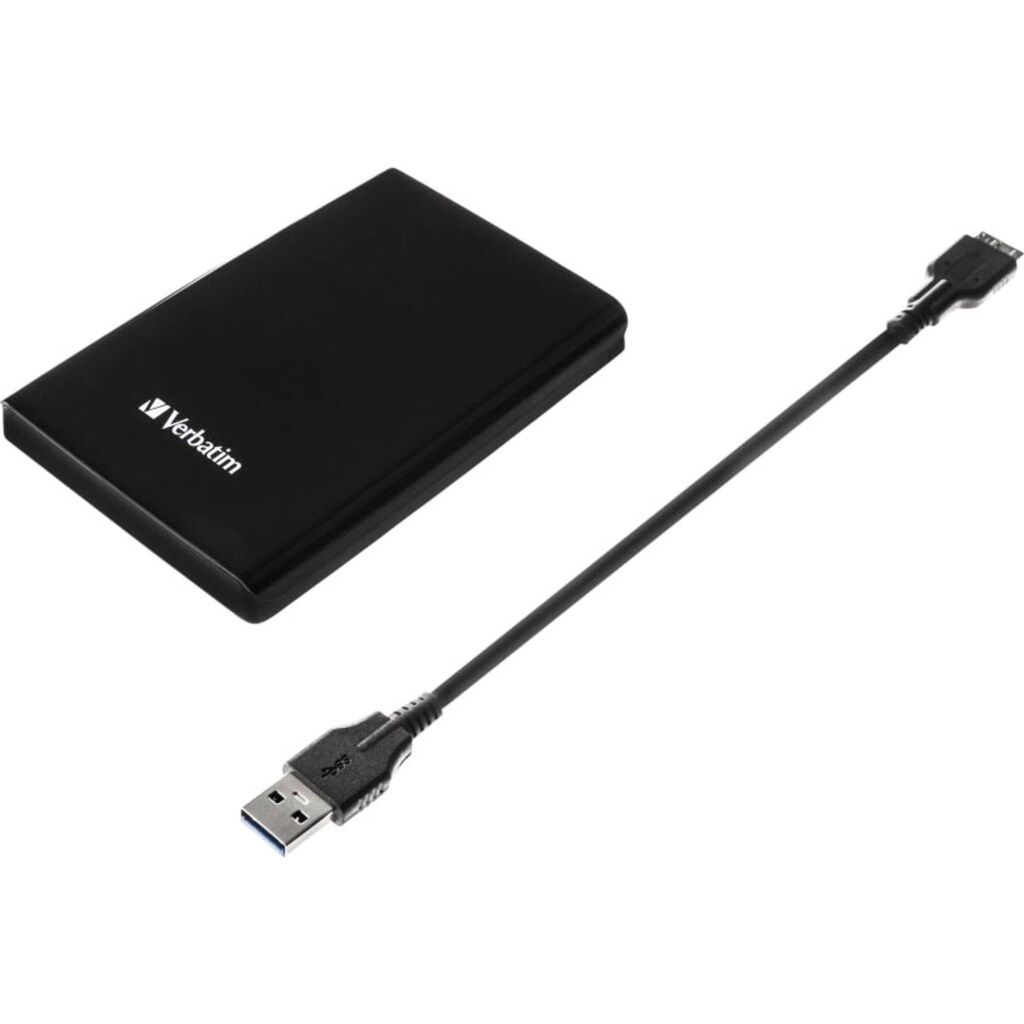 Verbatim externe HDD-Festplatte »Store 'n' Go USB 3.0«, Anschluss USB 3.0-USB 2.0