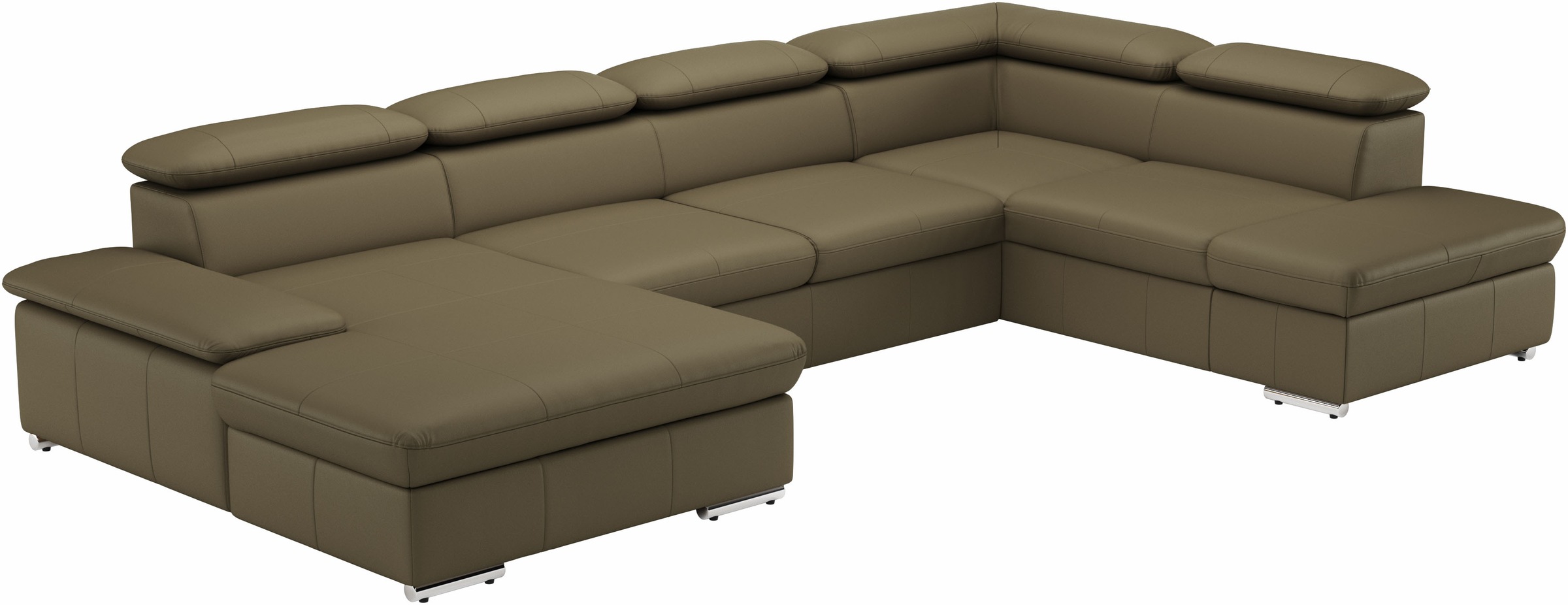 Thumbnail - sit&more Wohnlandschaft "Valantine U-Form, B: 349 cm" mit Arm- & Kopfteilverstellung, optional mit Bettfunktion