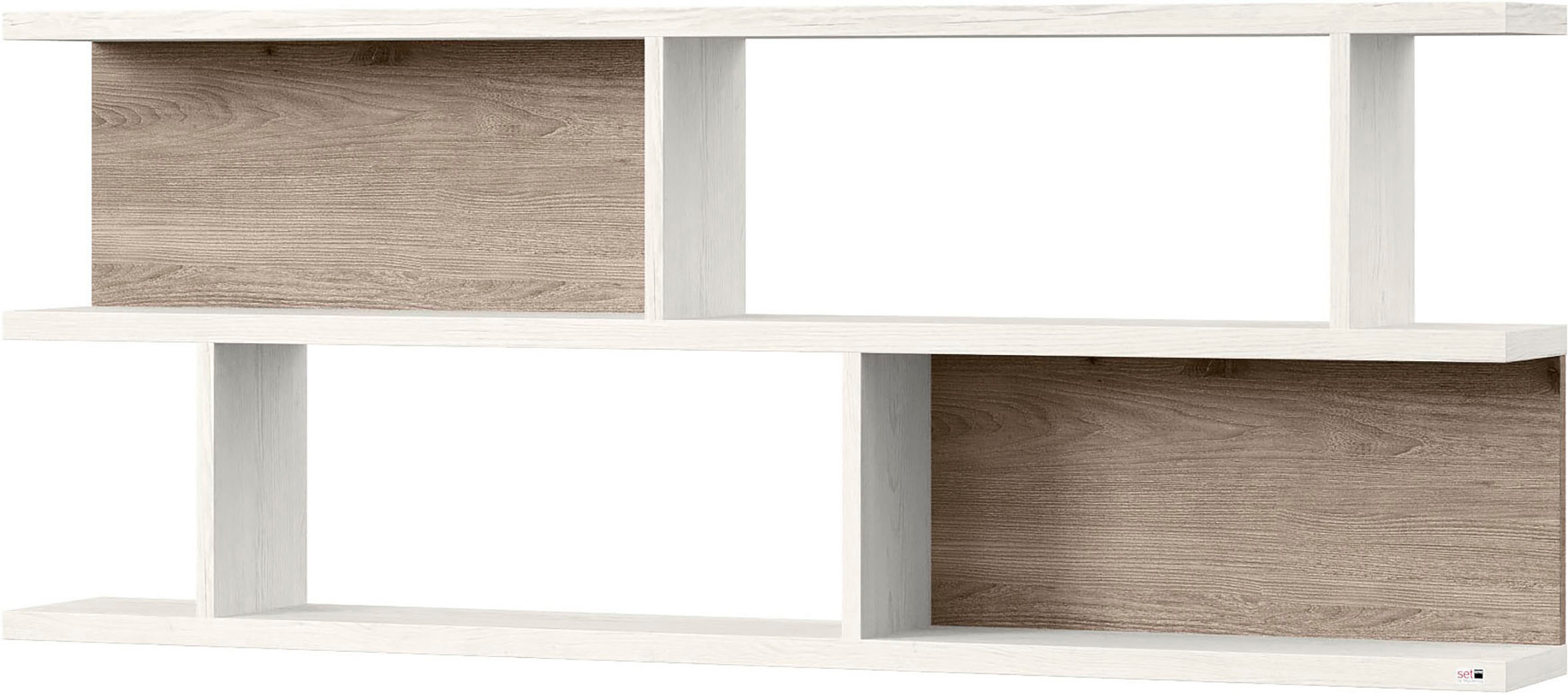 set one by Musterring Wandregal "York" Typ 43, mit 3 Ablageböden, 3 Farben, günstig online kaufen