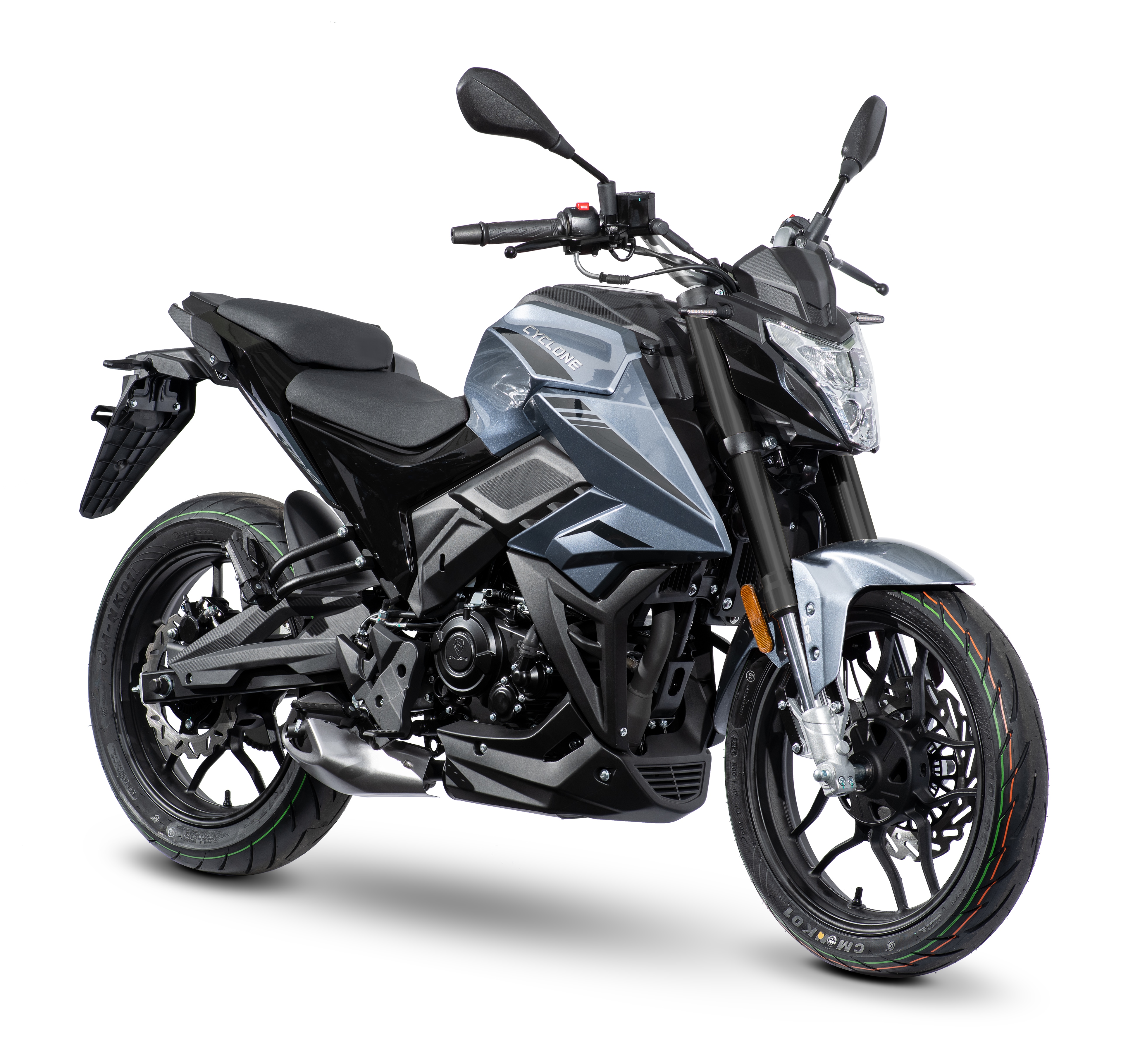 Cyclone Motorrad "Batllo5, 125, E5+, Naked" 124 cm³ 95 km/h Euro 5+ 15 11 kW, 15 PS, ABS, 125er Naked, digitales Cockpit