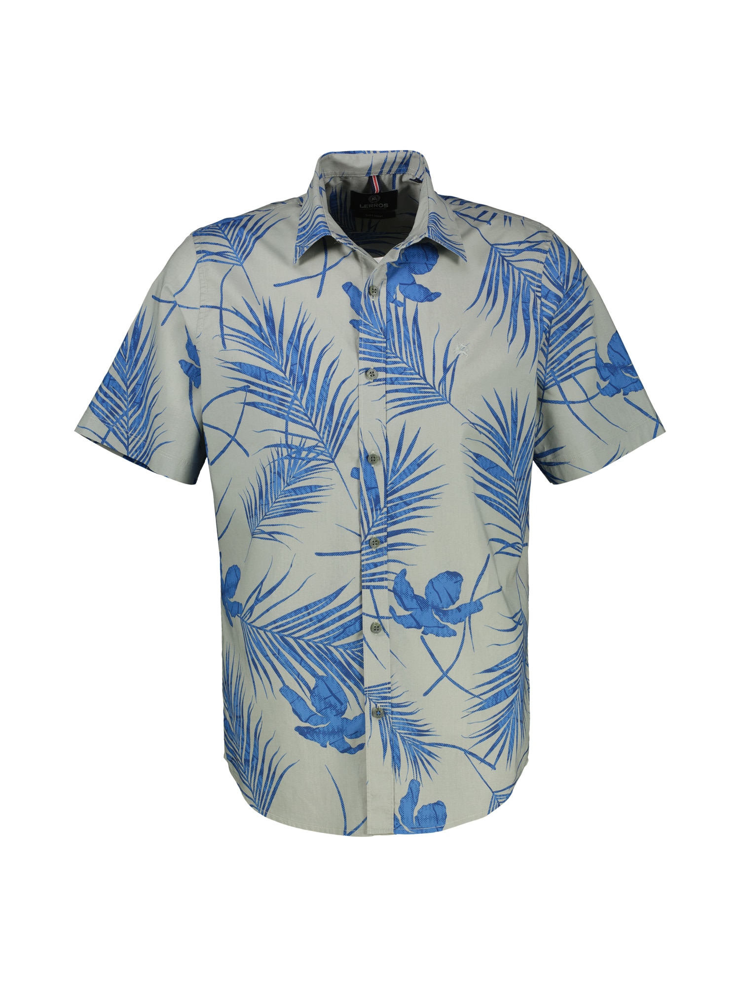 LERROS Kurzarmhemd »LERROS Kurzärmeliges Herrenhemd, Hawaiian-Style«