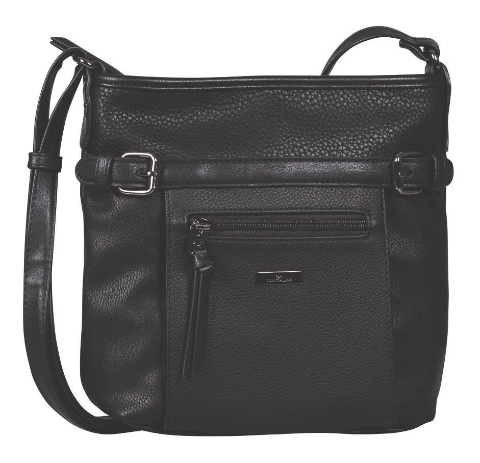 TOM TAILOR Umhängetasche "JUNA" mit Details in Metallic Optik günstig online kaufen