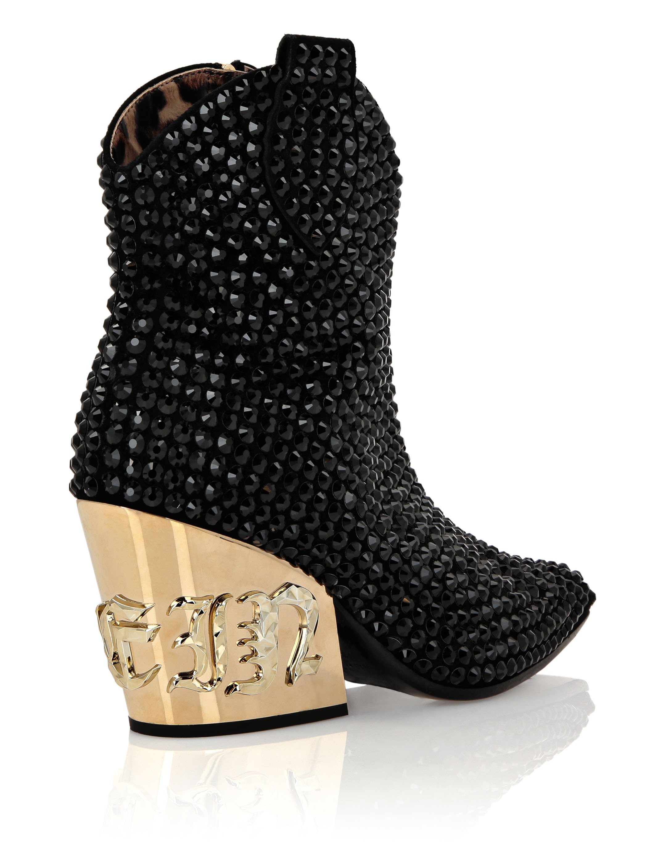 PHILIPP PLEIN High-Heel-Stiefel »Gothic Plein Mit Schmucksteinen«