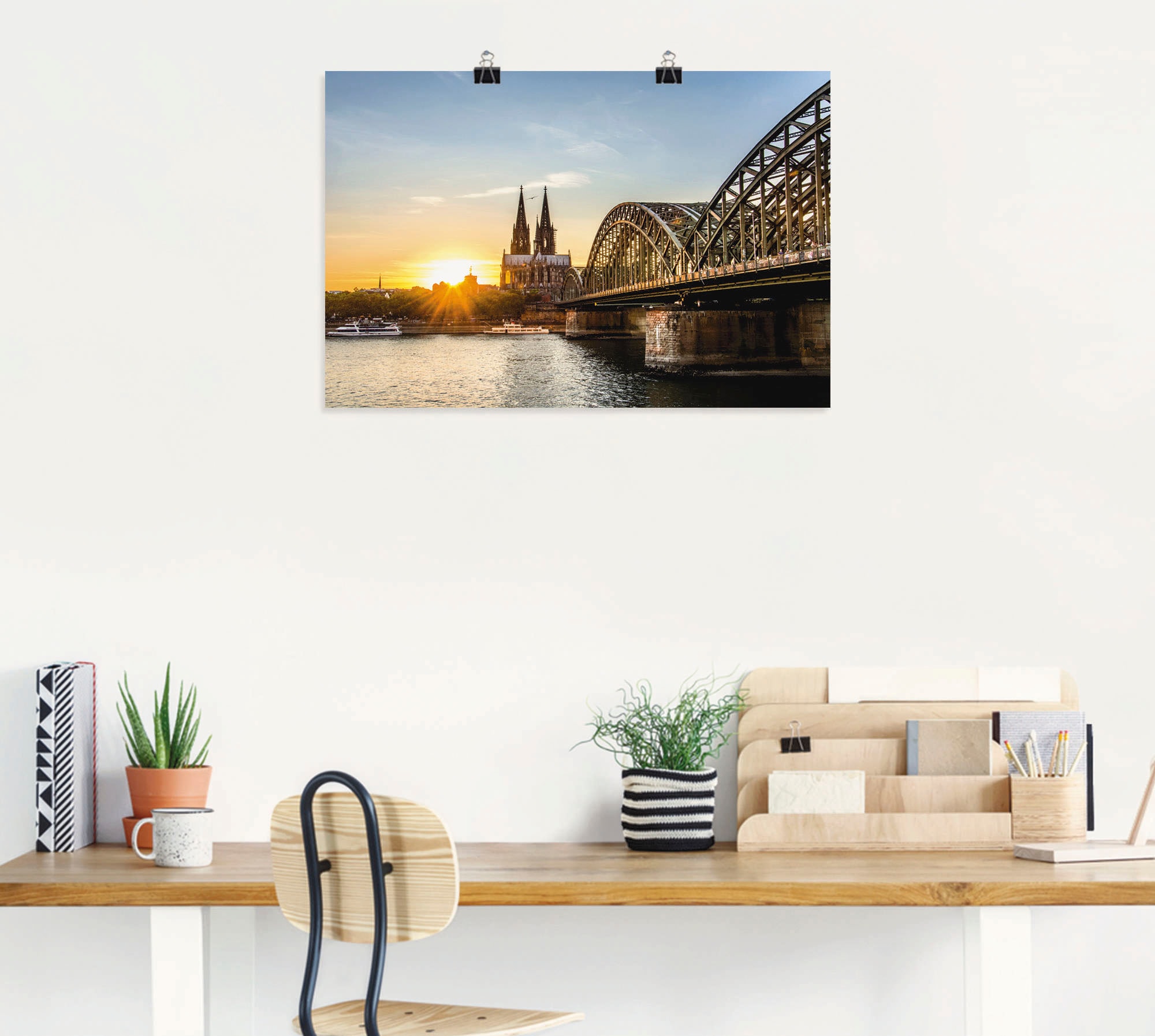 Artland Wandbild »Kölner Dom«, Deutschland, (1 St.), als Poster, Wandaufkleber in verschied. Größen