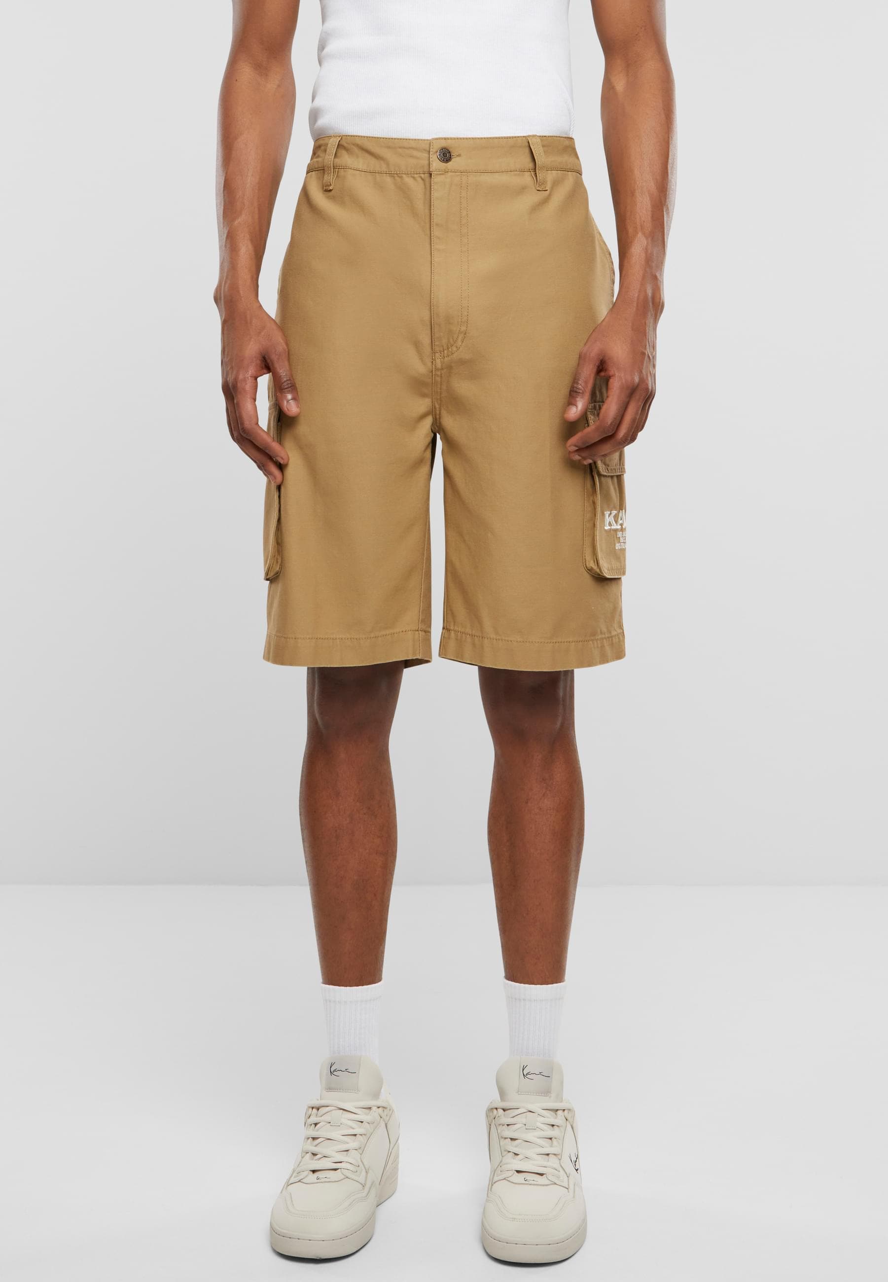 Karl Kani Cargoshorts »Karl Kani Herren Retro Washed Cargo Shorts«, (1 tlg.)