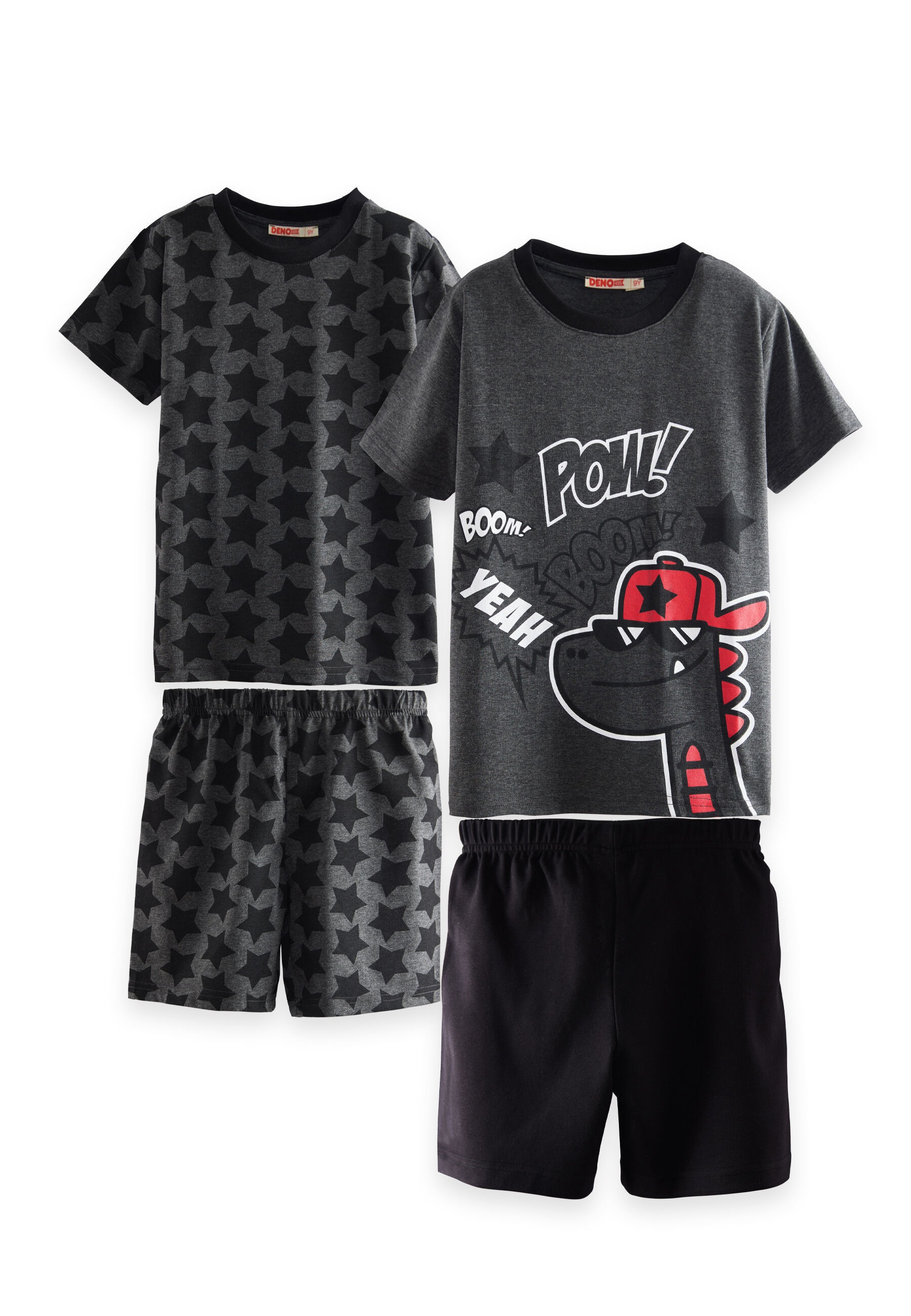 Denokids Schlafanzug »Stars«, (2 tlg.), im Doppelpack